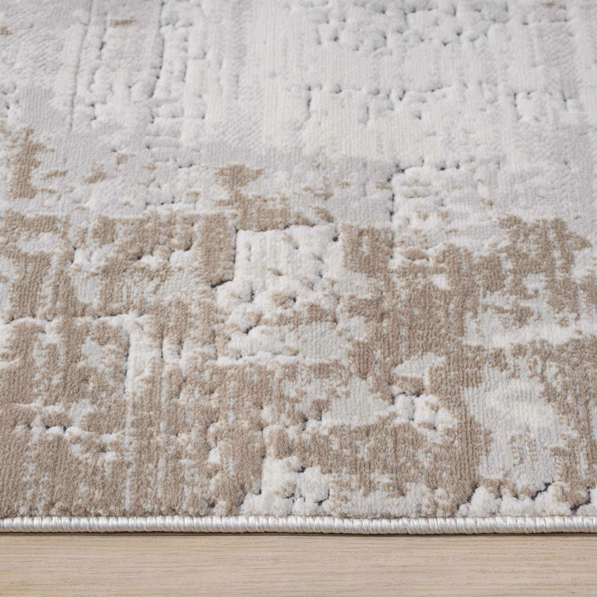 6 La Grace Home Adriano Soft Pile Premium Runner - 80x150cm - Stone, 6 of 10