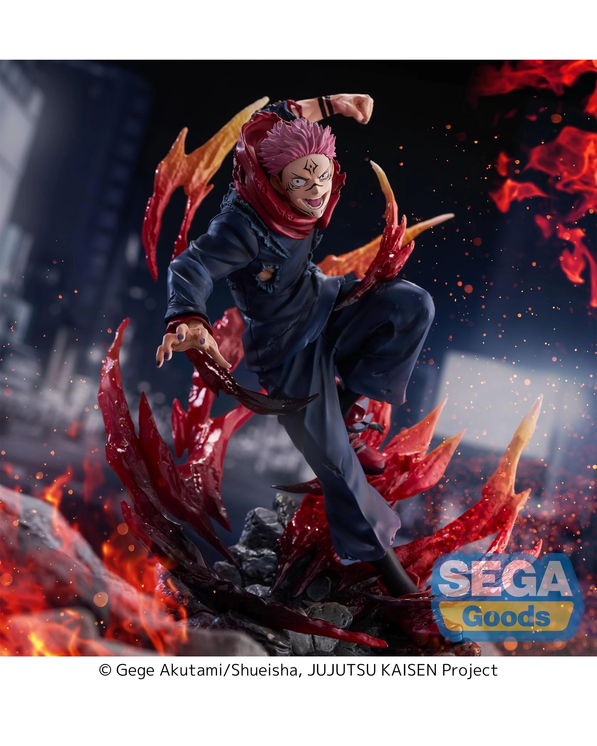 6 SEGA FiGURiZMa Jujutsu Kaisen Sukuna Figure, 6 of 8