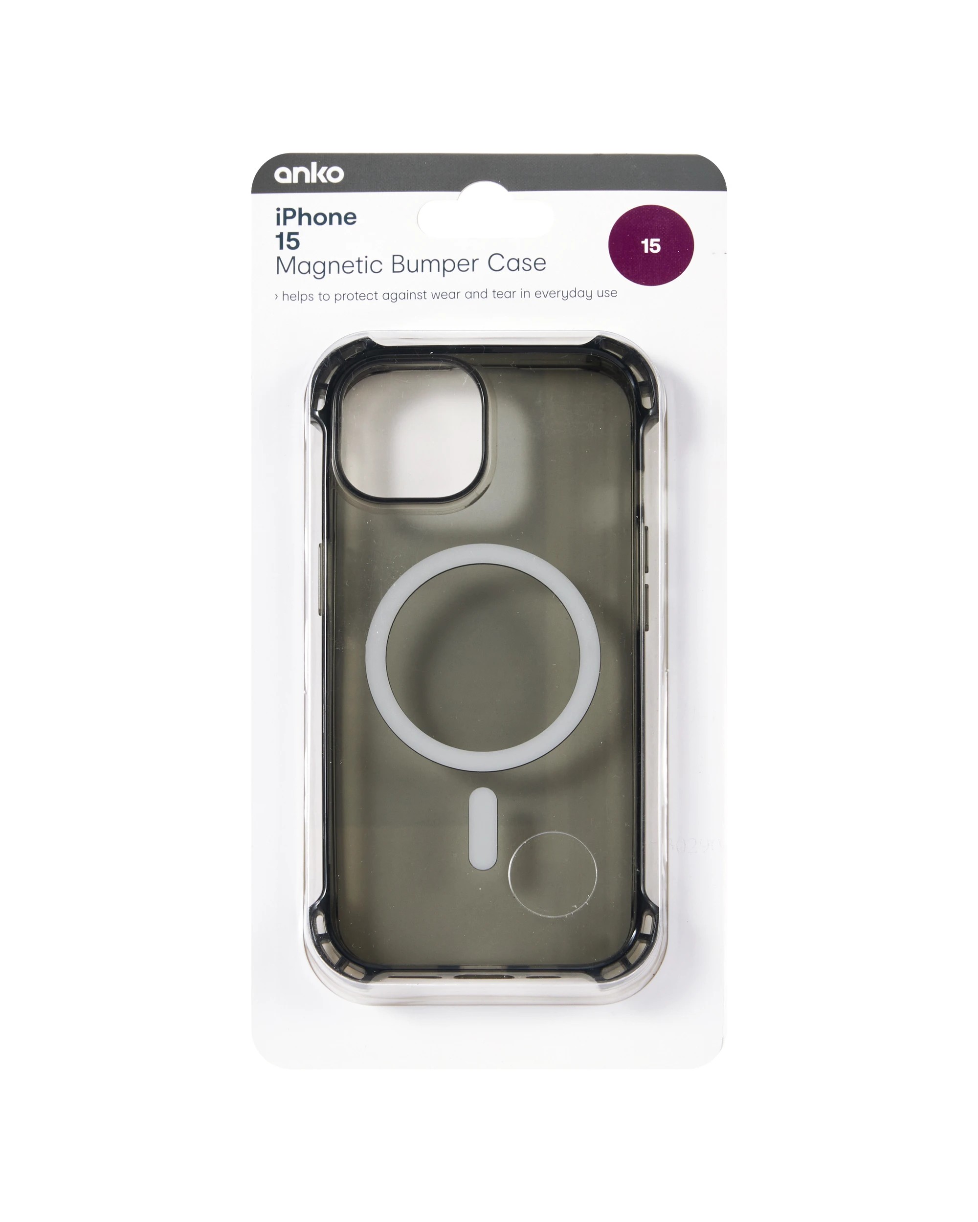 6 iPhone 15 Magnetic Bumper Case - Black, 6 of 6