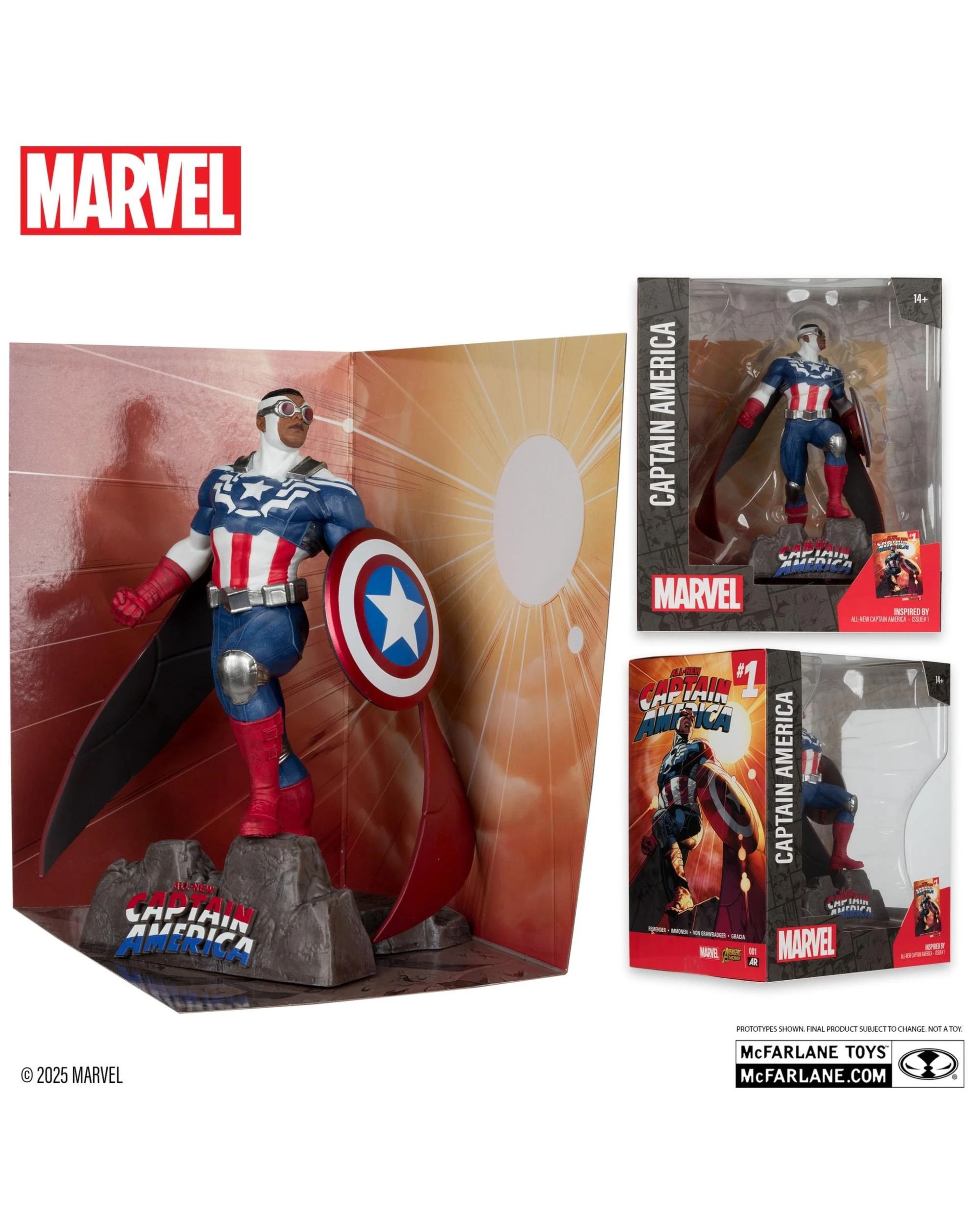 2 Marvel Collection Captain America All New Captain America #1 1:10 Scale Figure, 2 of 8