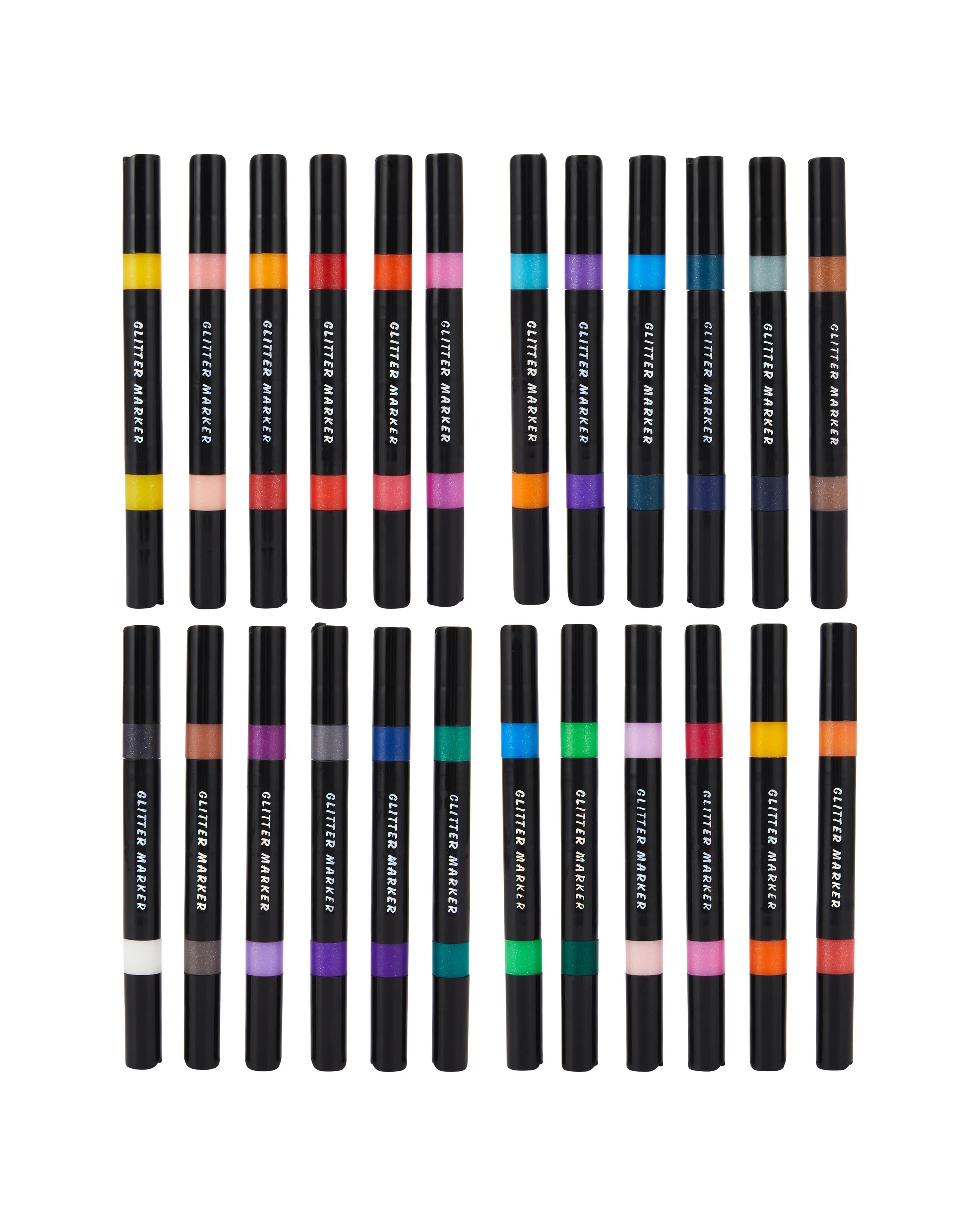 3 24 Pack Glitter Dual Tip Markers, 3 of 8