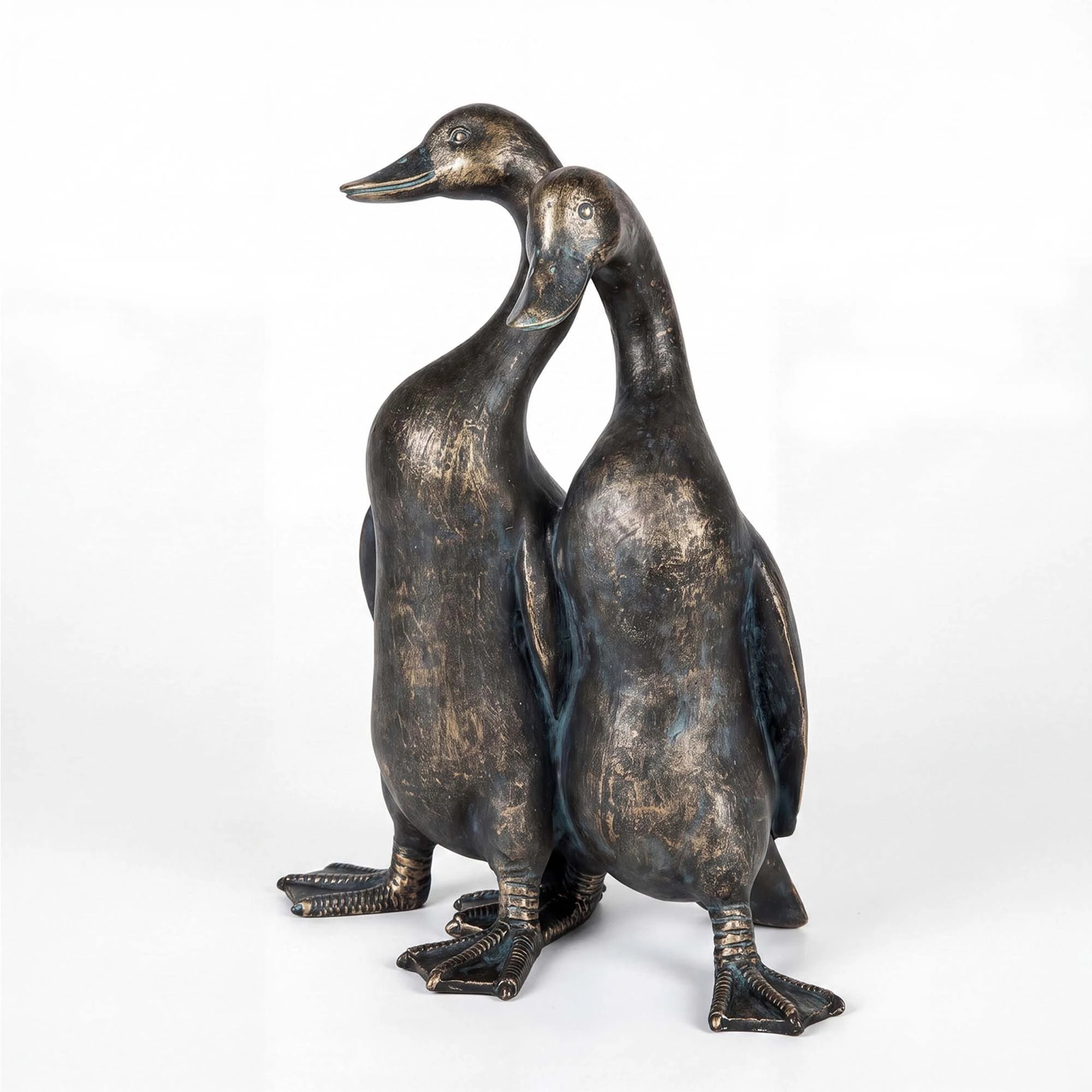2 Levede Duck Garden Ornament Resin Garden Statue Home Craft Sculpture Decor Gift, 2 of 8