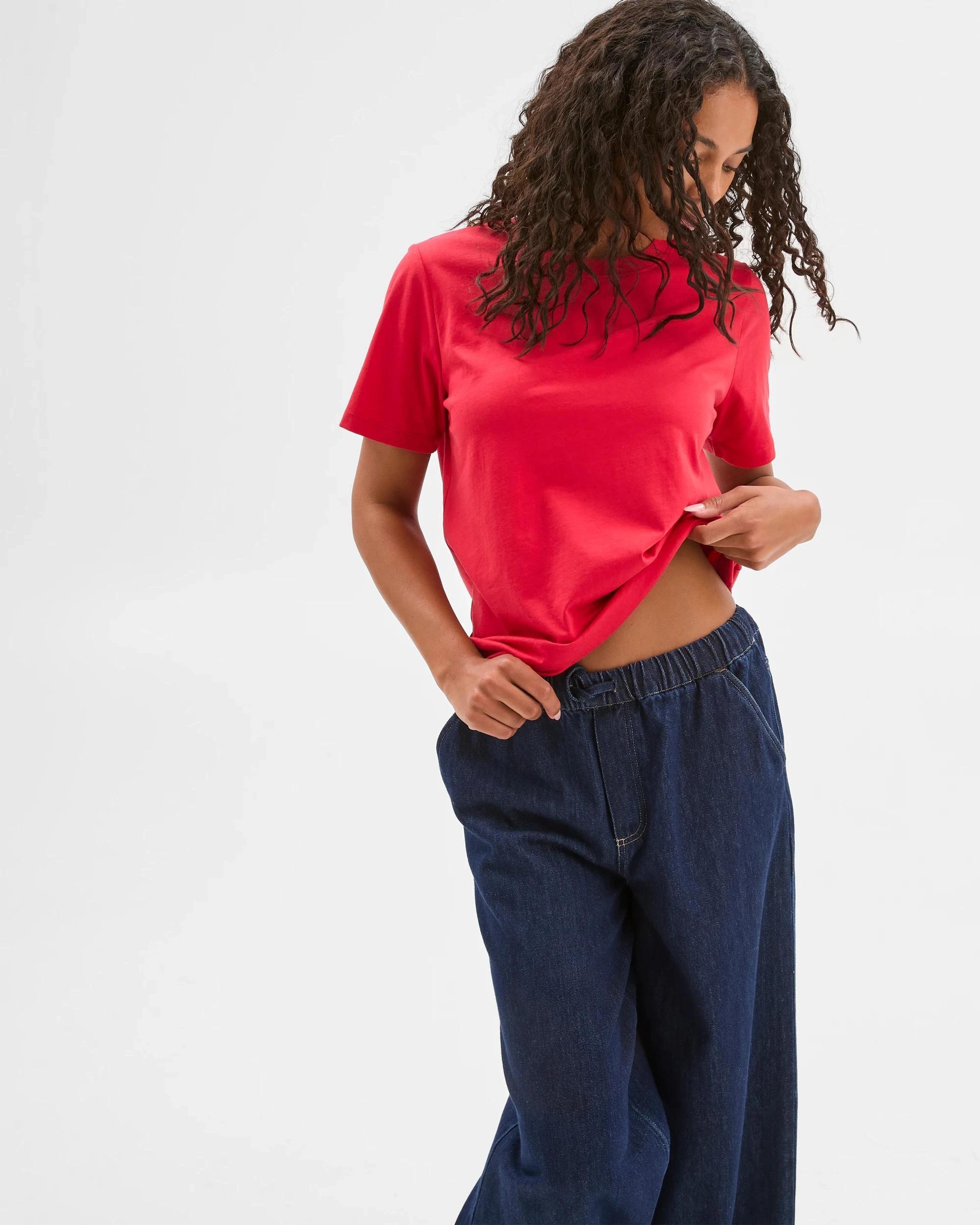 2 Target Australian Cotton Classic T-Shirt SCARLET, 2 of 6