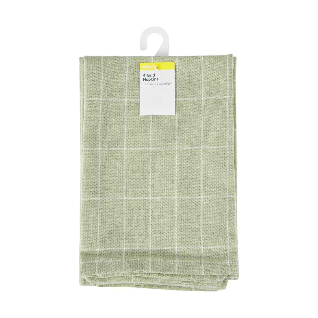 4 4 Pack Grid Napkins, 4 of 4