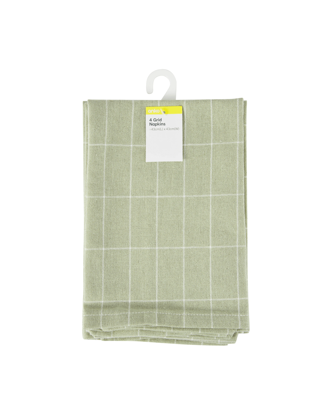 4 4 Pack Grid Napkins, 4 of 4