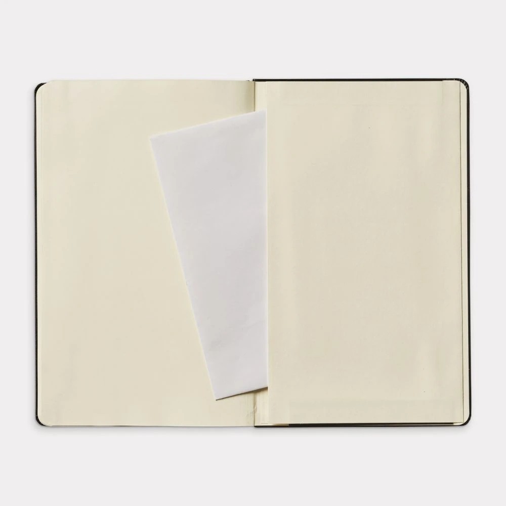 4 Moleskine Classic Hardcover Plain Large 240pg Notebook Black, 4 of 5