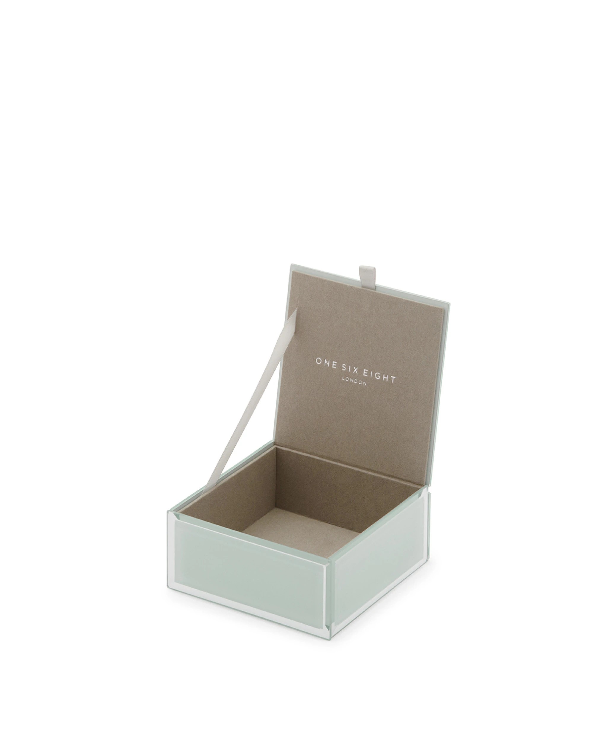 1 One Six Eight London Sara Jewellery Box - Mint - S - Green, 1 of 3