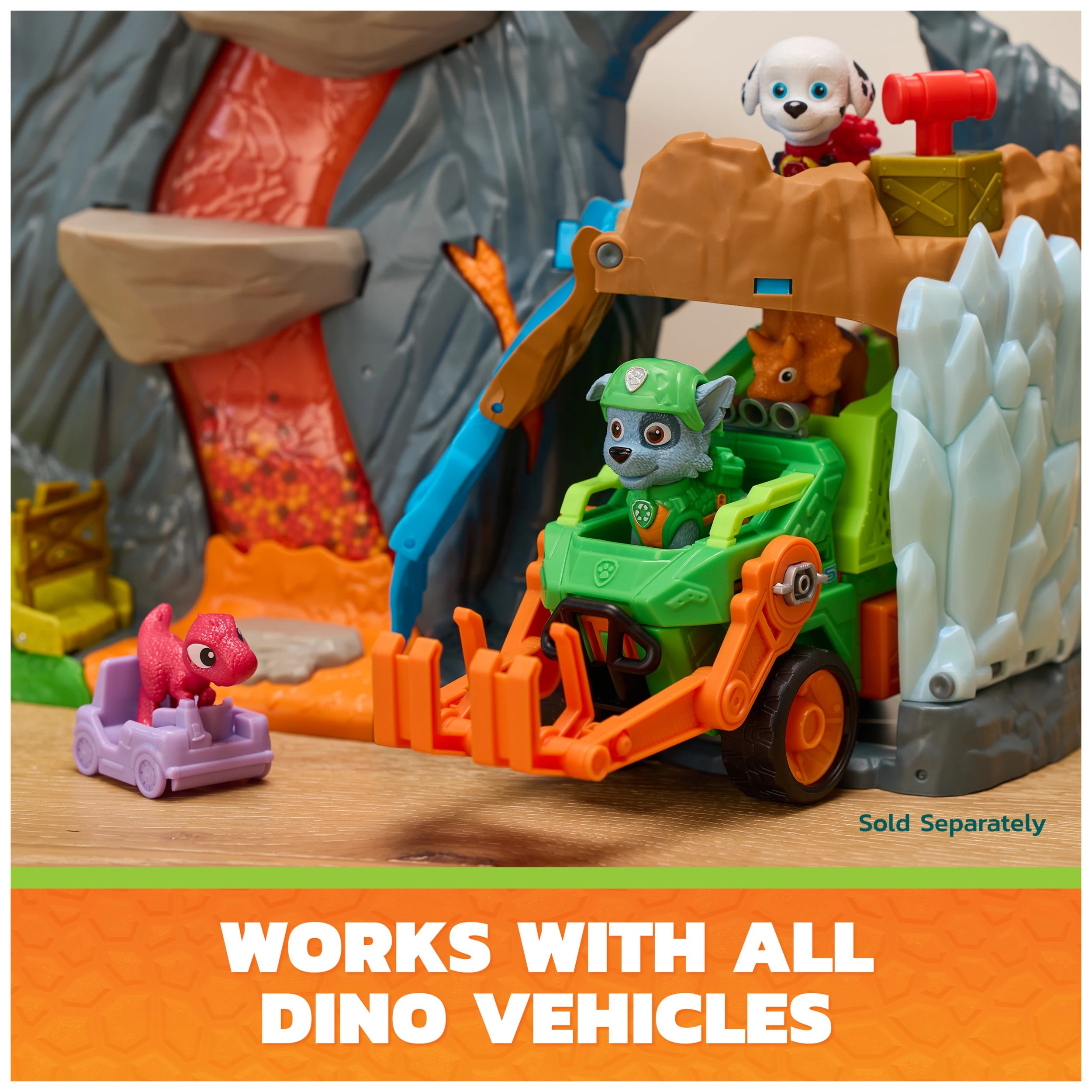 5 PAW Patrol: The Dino Movie Super Lava Blast Playset, 5 of 9