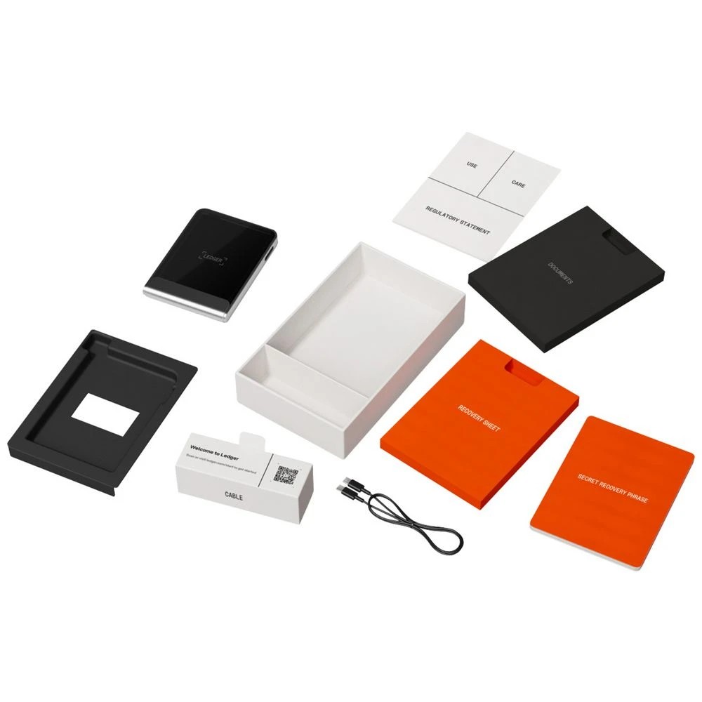 8 Ledger Flex Crypto Wallet with Recovery Key Crimson Magenta, 8 of 9