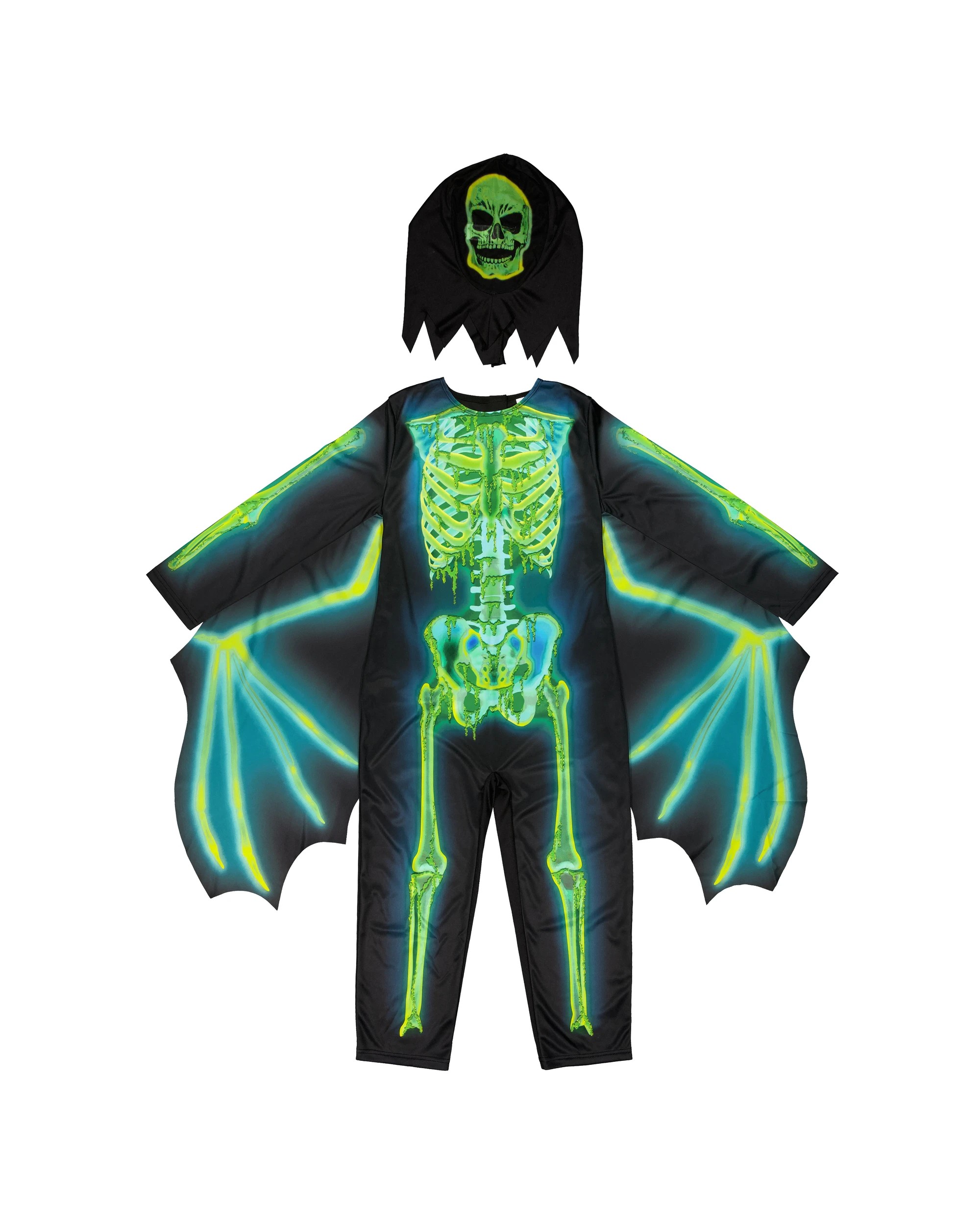 6 Winged Skeleton Costume - Ages 6-8, 6 of 9
