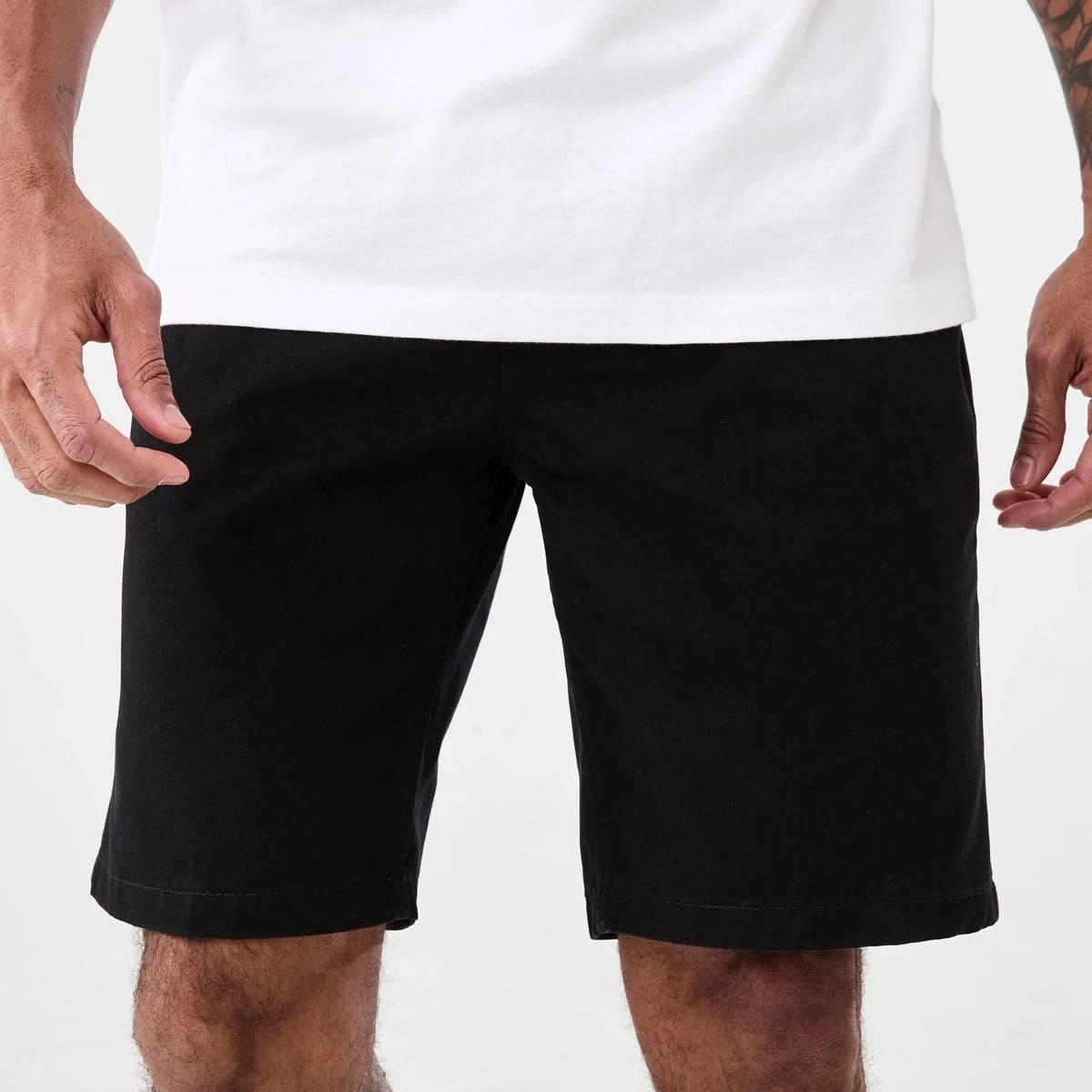 1 Regular Denim Shorts BLACK, 1 of 6