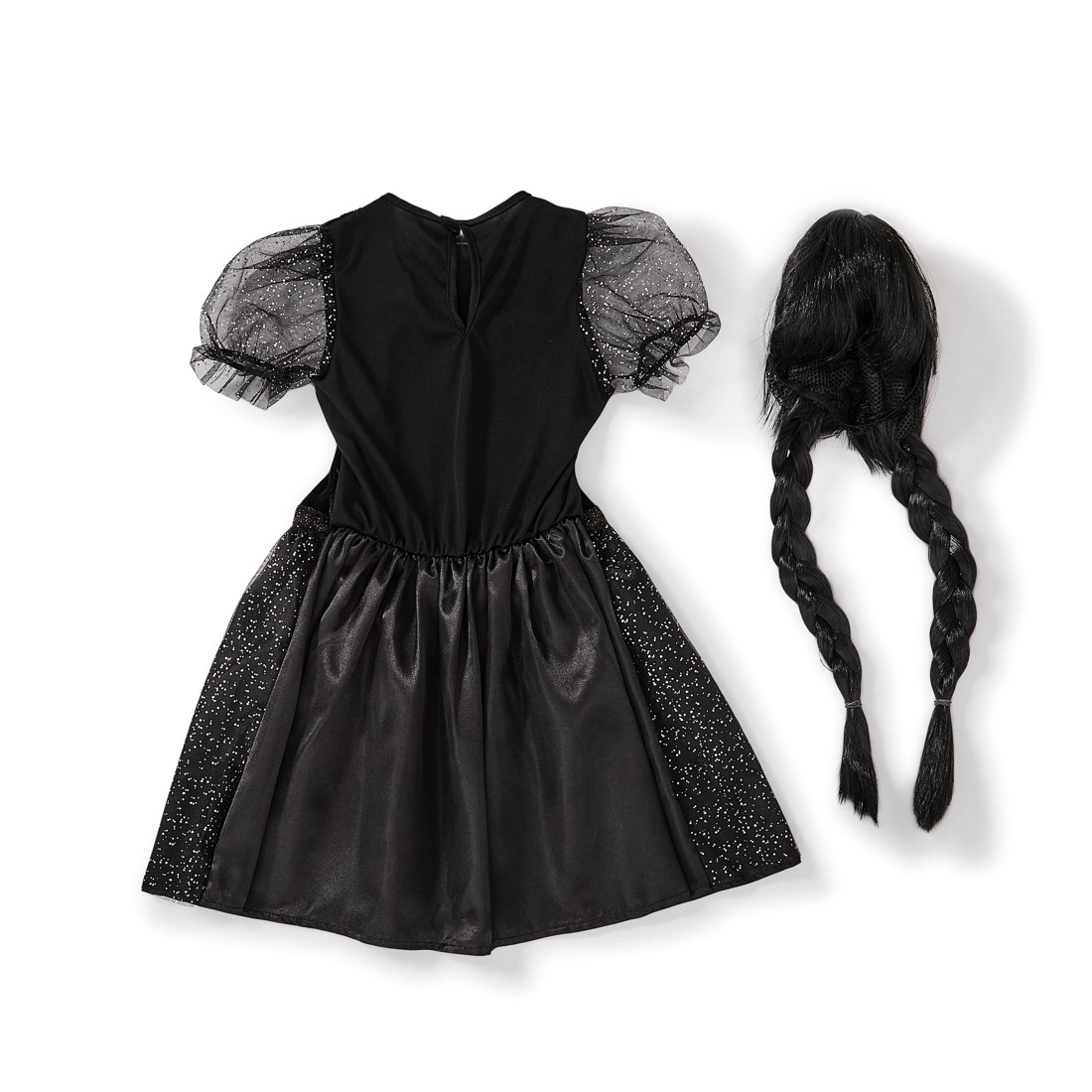 8 Horror Girl with Wig Costume - Ages 4-6, 8 of 10