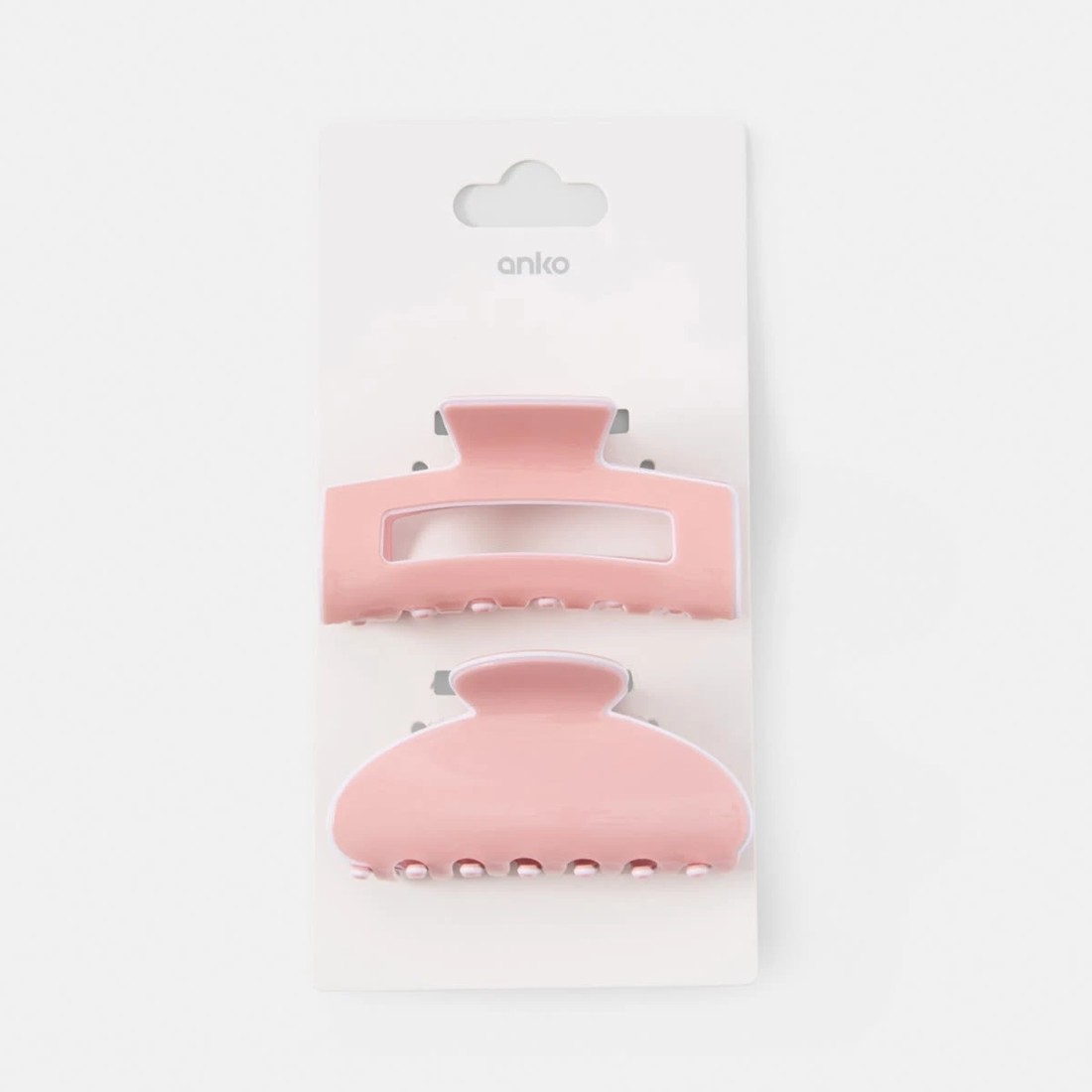 7 2 Pack Pink Contrast Hair Clips, 7 of 7