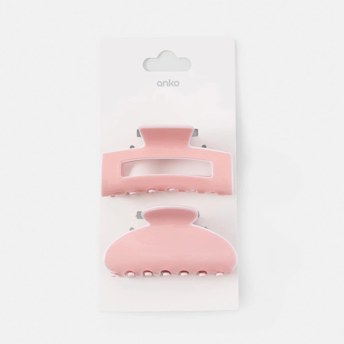 7 2 Pack Pink Contrast Hair Clips, 7 of 7