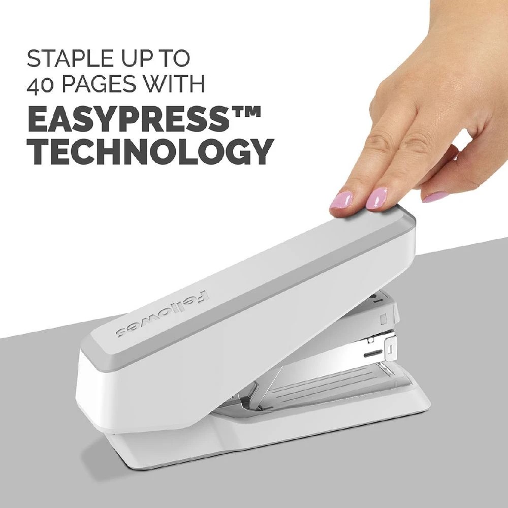 5 Fellowes LX870 EasyPress Stapler Full Strip White, 5 of 8