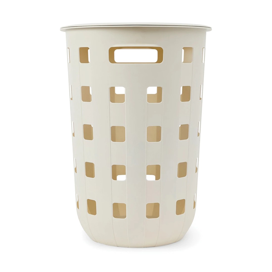 3 80L Trellis Laundry Hamper - Beige, 3 of 8