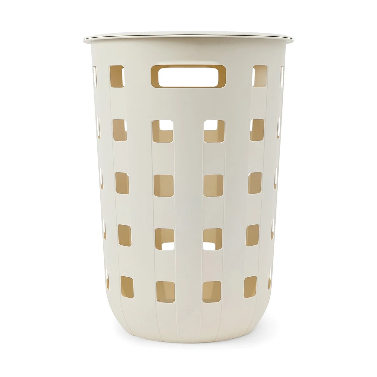 3 80L Trellis Laundry Hamper - Beige, 3 of 8