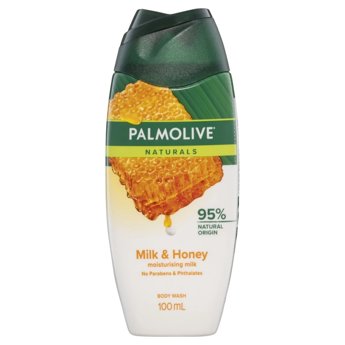 1 Palmolive Naturals Body Wash 100ml - Milk & Honey, 1 of 9