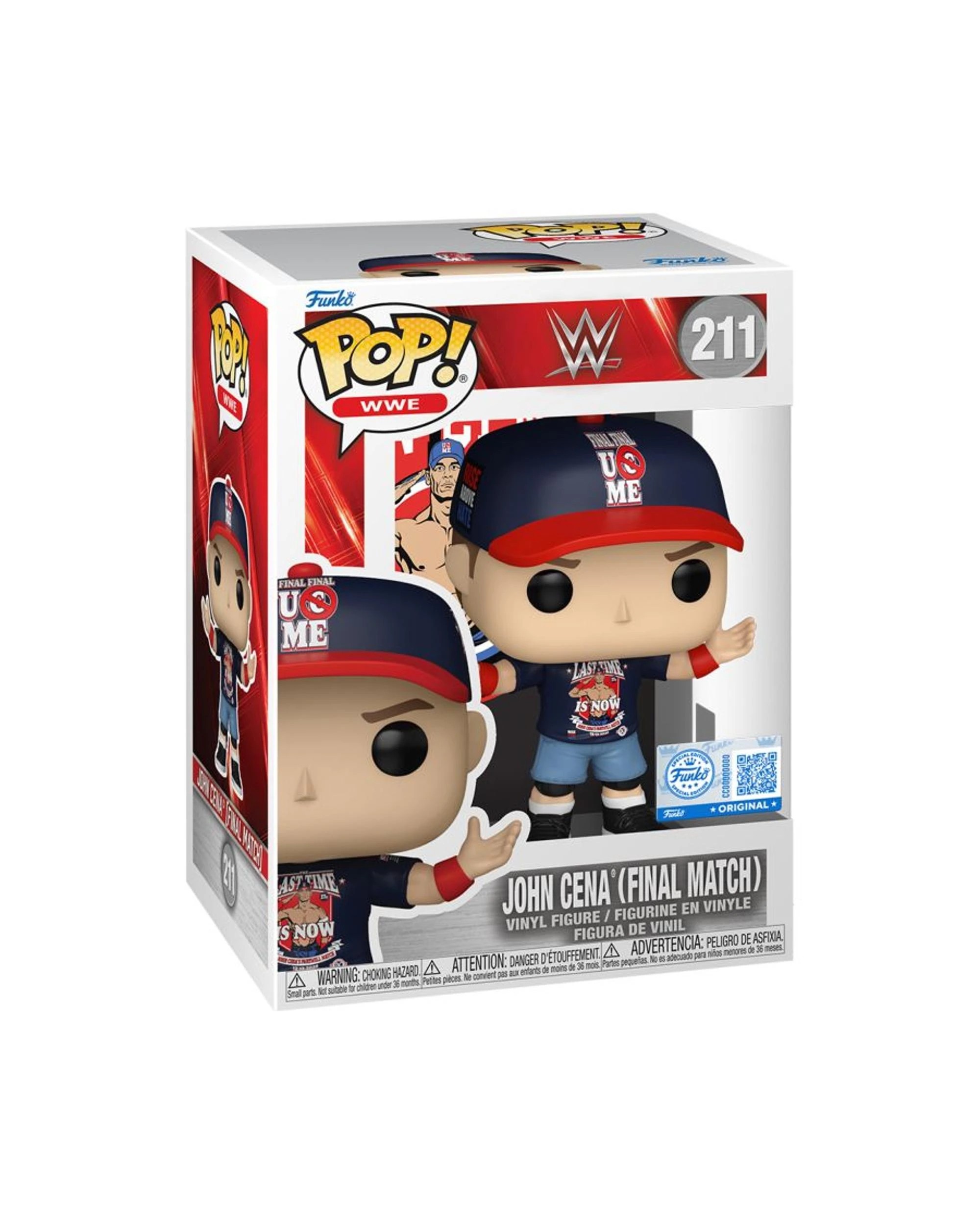 3 WWE John Cena - Final Match -  Funko POP! Vinyl, 3 of 3