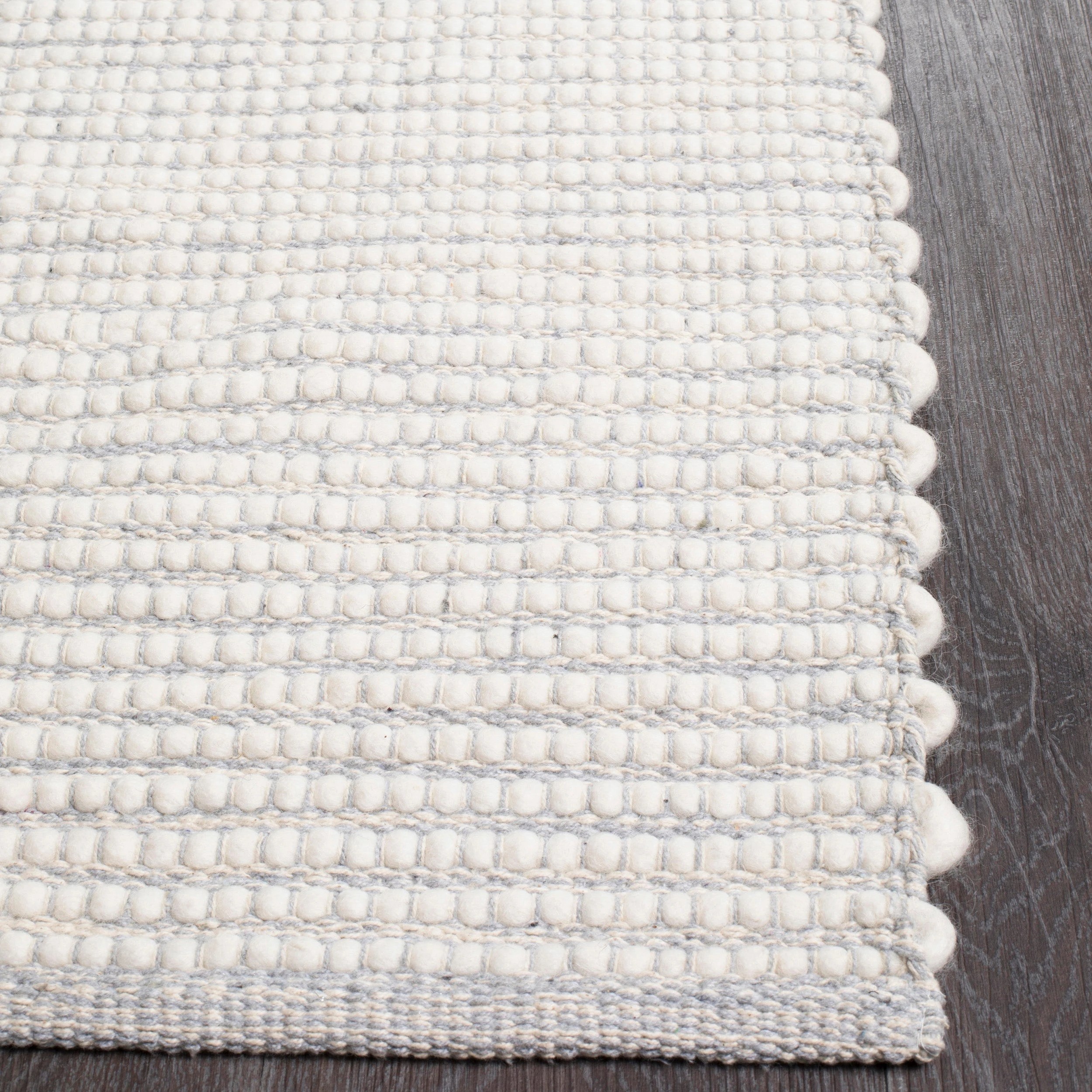 4 Common Ground Rugs Atelier 225x155cm - Medium Hand Loomed Rug - Silver, 4 of 7
