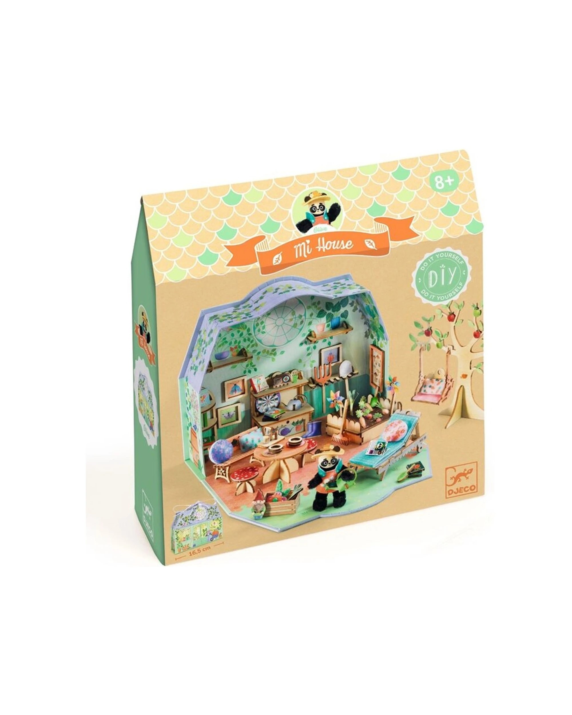 Djeco Olive Mi House Model Making Miniature Home Kit Craft Activity ...