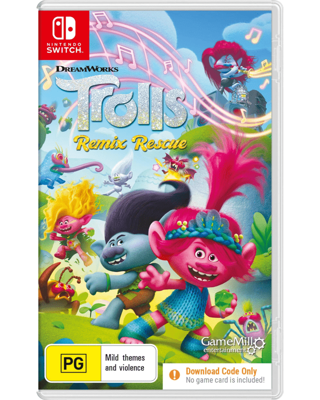 Trolls Remix Rescue (Code In Box) - Nintendo Switch - M