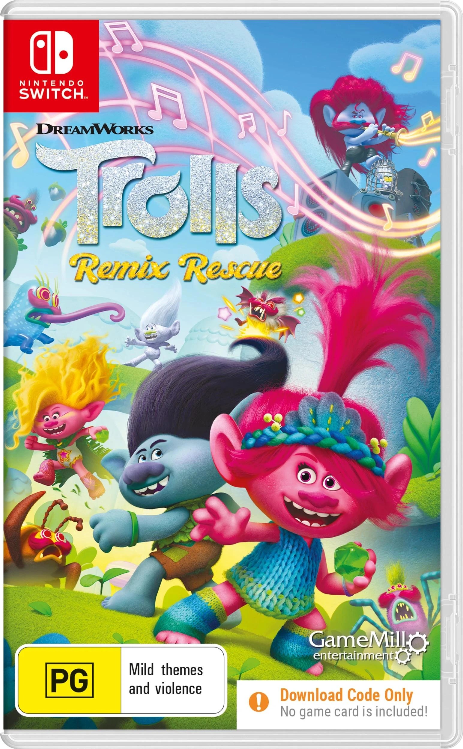 1 Trolls Remix Rescue (Code In Box) - Nintendo Switch - Multi, 1 of 1