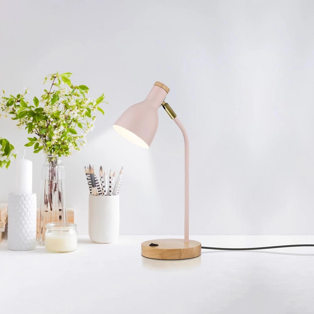 2 Celine Task Lamp Blush Pink, 2 of 2