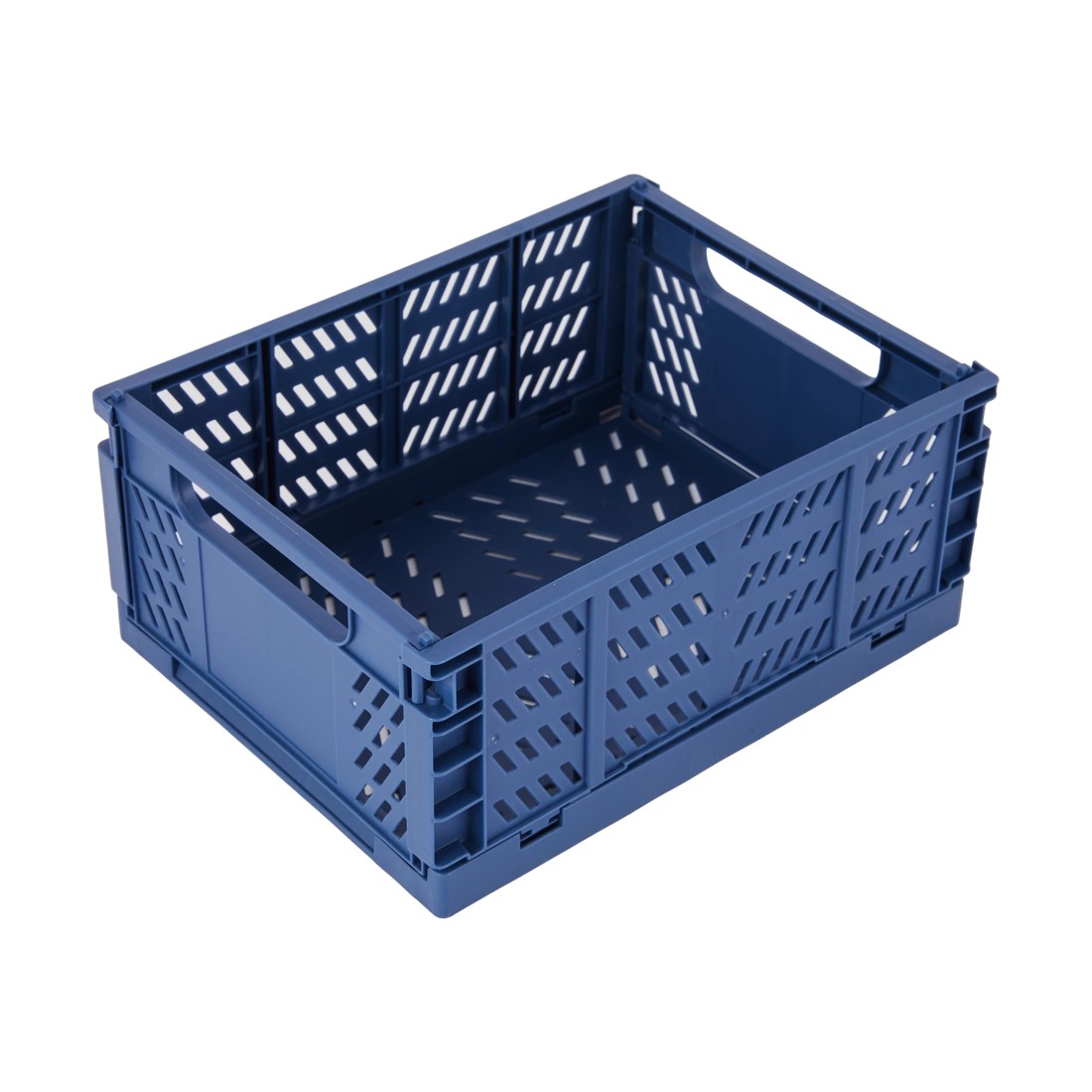 2 2 Pack Large Collapsible Containers - Purple and Navy, 2 of 6