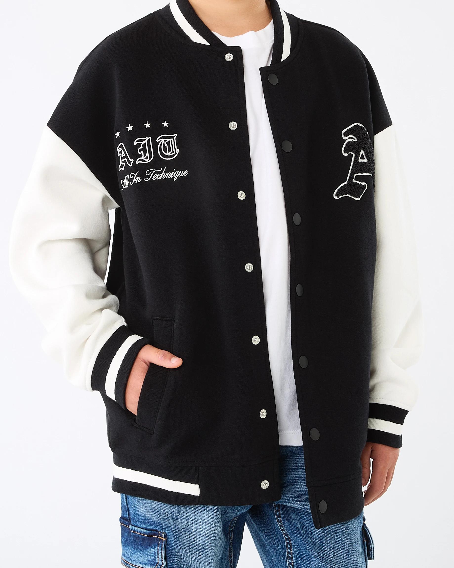 9 Fleece Bomber Jacket Snw White, 9 of 10