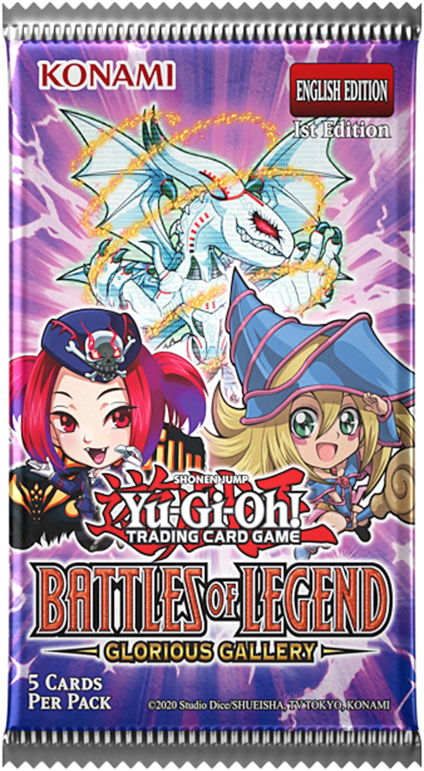 3 Yu-Gi-Oh! Trading Card Game: Battles of Legends: Glorious Gallery 5 Card Blister, 3 of 3