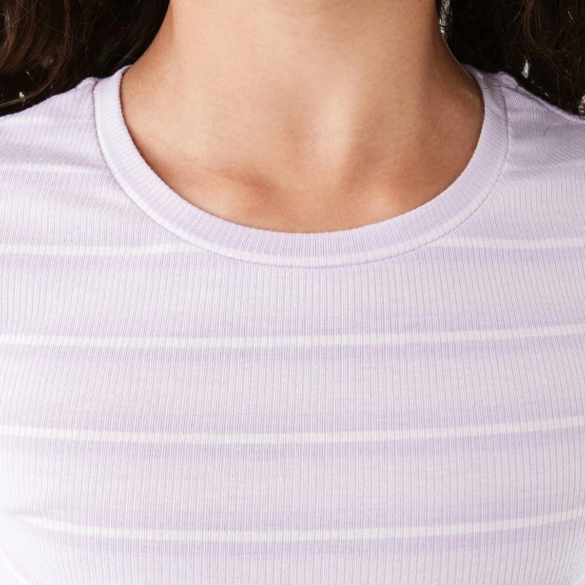 4 Short Sleeve Rib Top Pur Stripe, 4 of 9