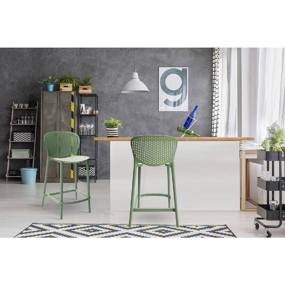 6 Otto Ringsted Stool Green Visitor Chairs and Stools, 6 of 6