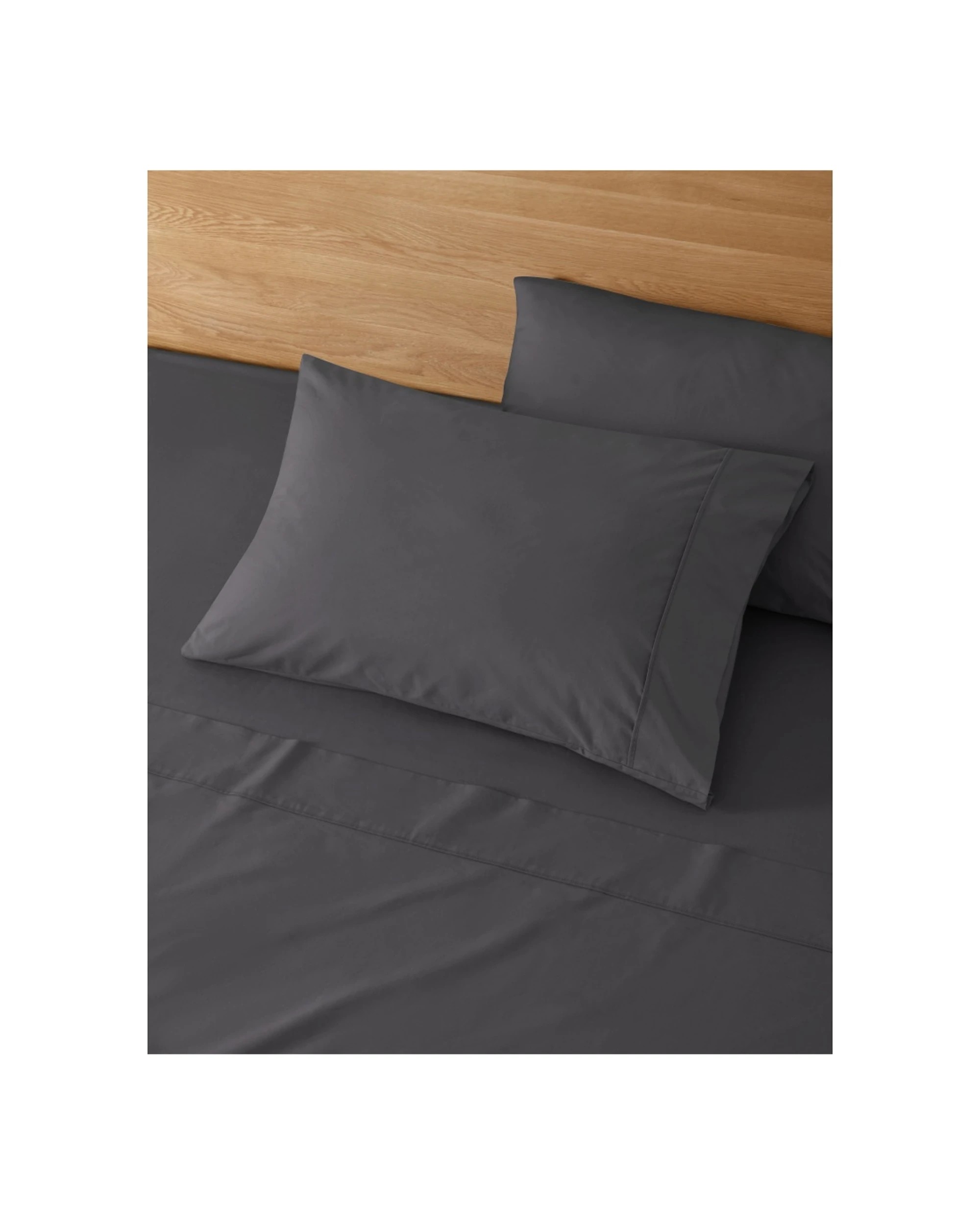 2 ONKAPARINGA 300TC Hepburn Cotton Percale Sheet Bedding Set - Queen Bed, 2 of 5