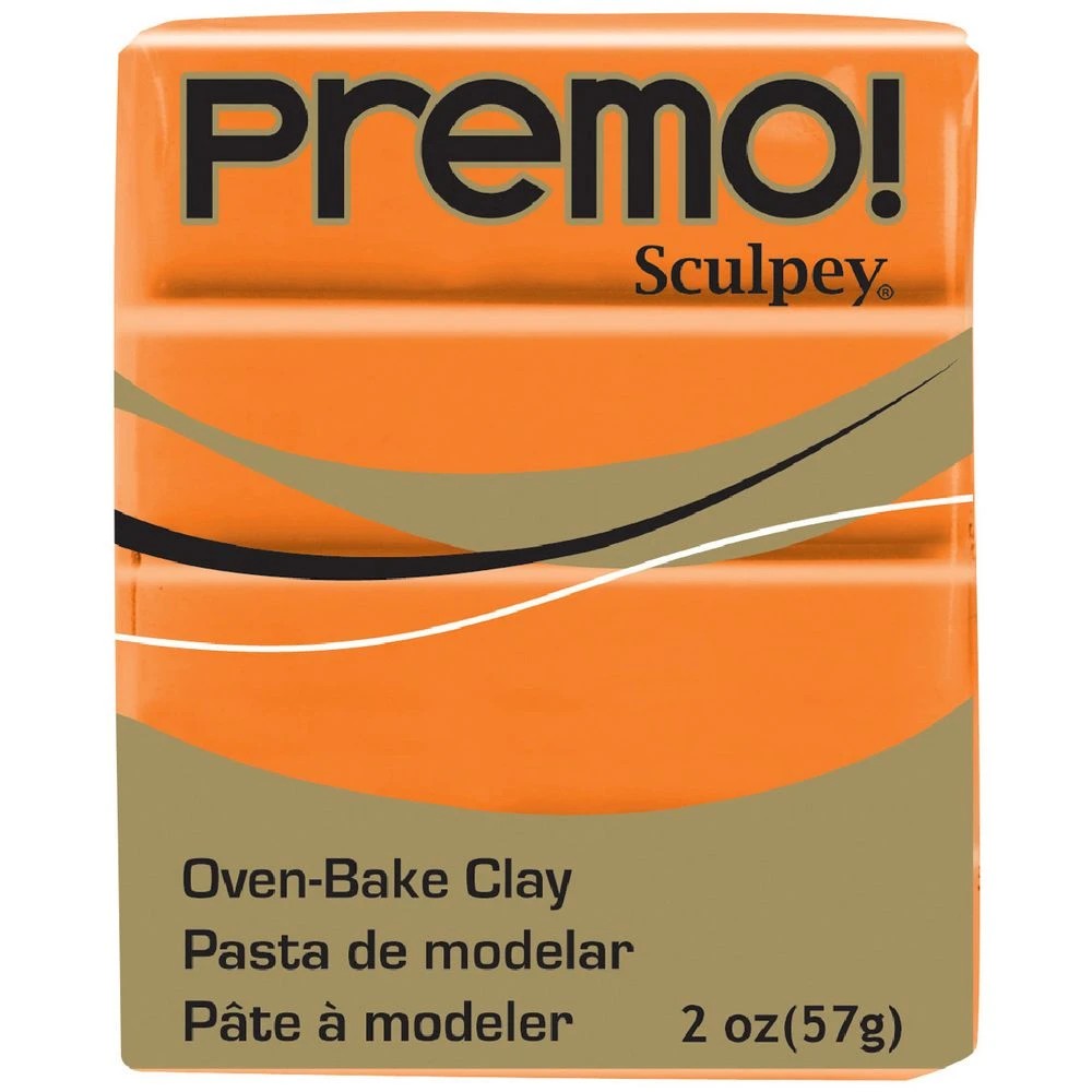 1 Sculpey Premo Modelling Clay Orange 57g, 1 of 3