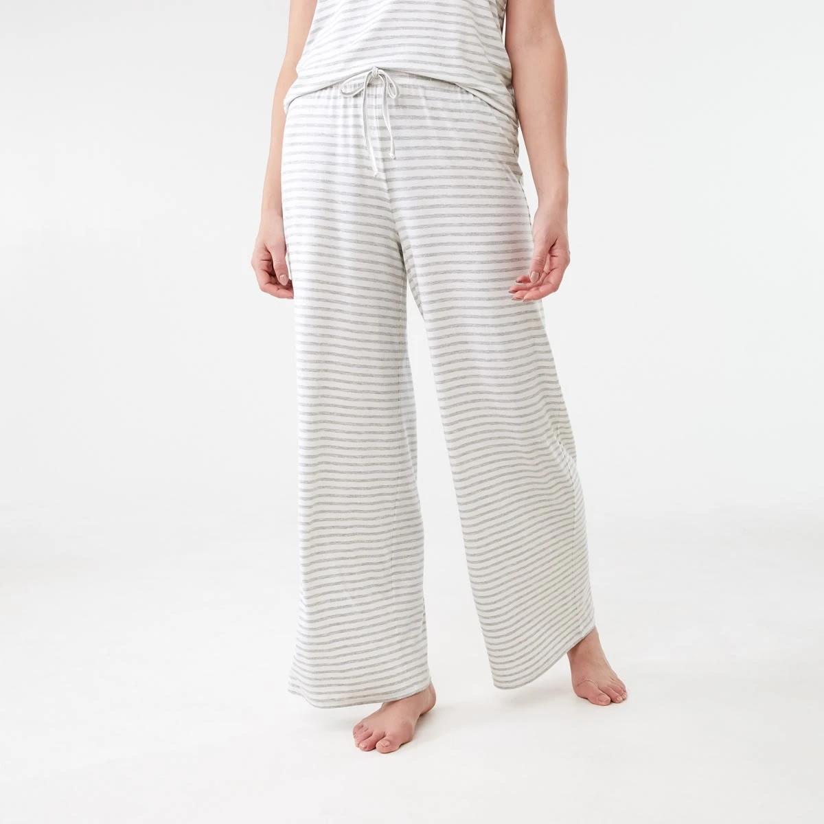 1 Viscose Pants MARLE STRIPE SILVER MARLE, 1 of 5
