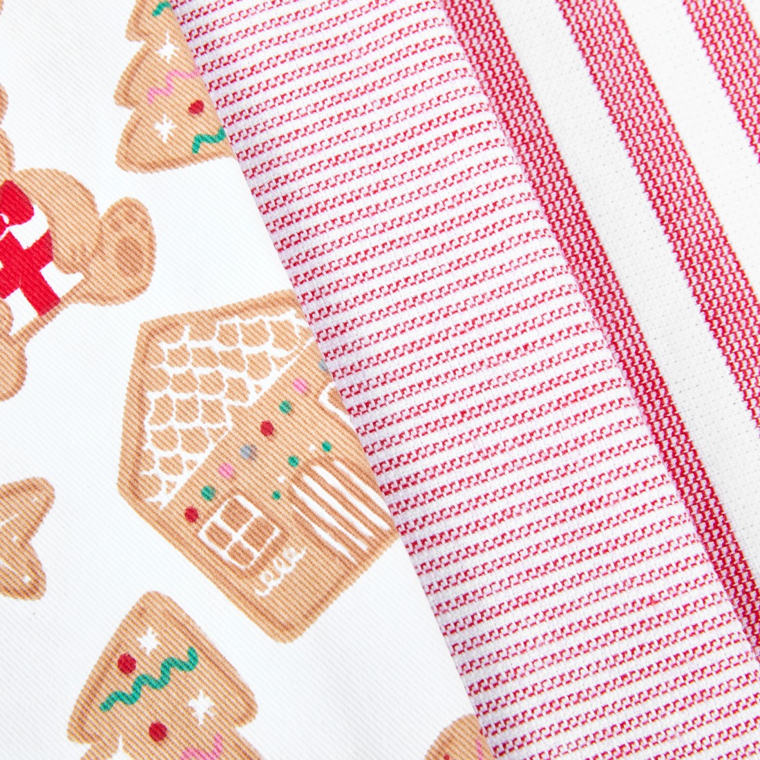 2 3 Pack Gingerbread Tea Towels, 2 of 6