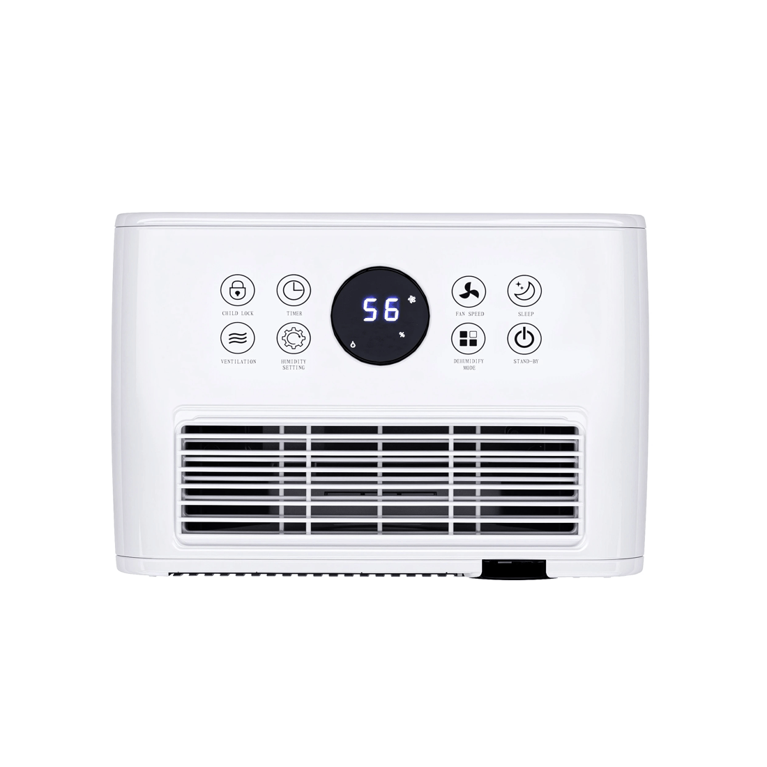 4 ADVWIN 15L Compact Air Dehumidifiers Air Purifier with Drain Hose White, 4 of 7