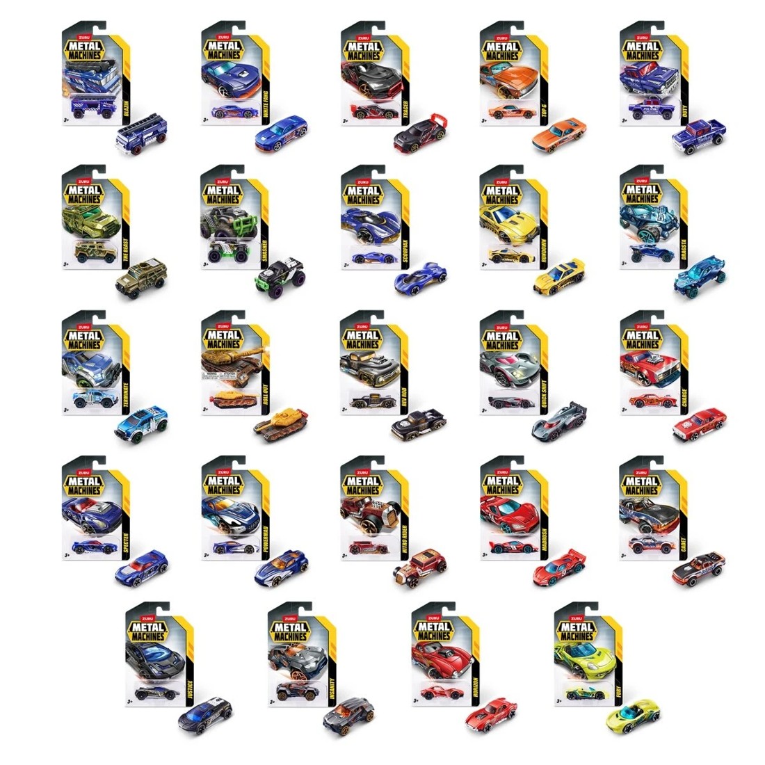 1 Zuru Metal Machines Mini Racing Car - Assorted, 1 of 4