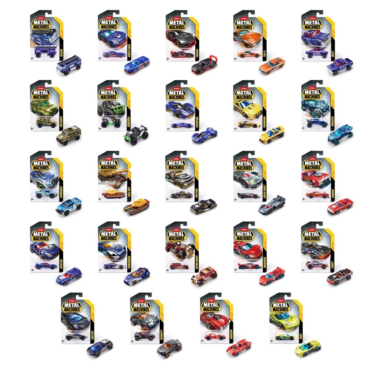1 Zuru Metal Machines Mini Racing Car - Assorted, 1 of 4