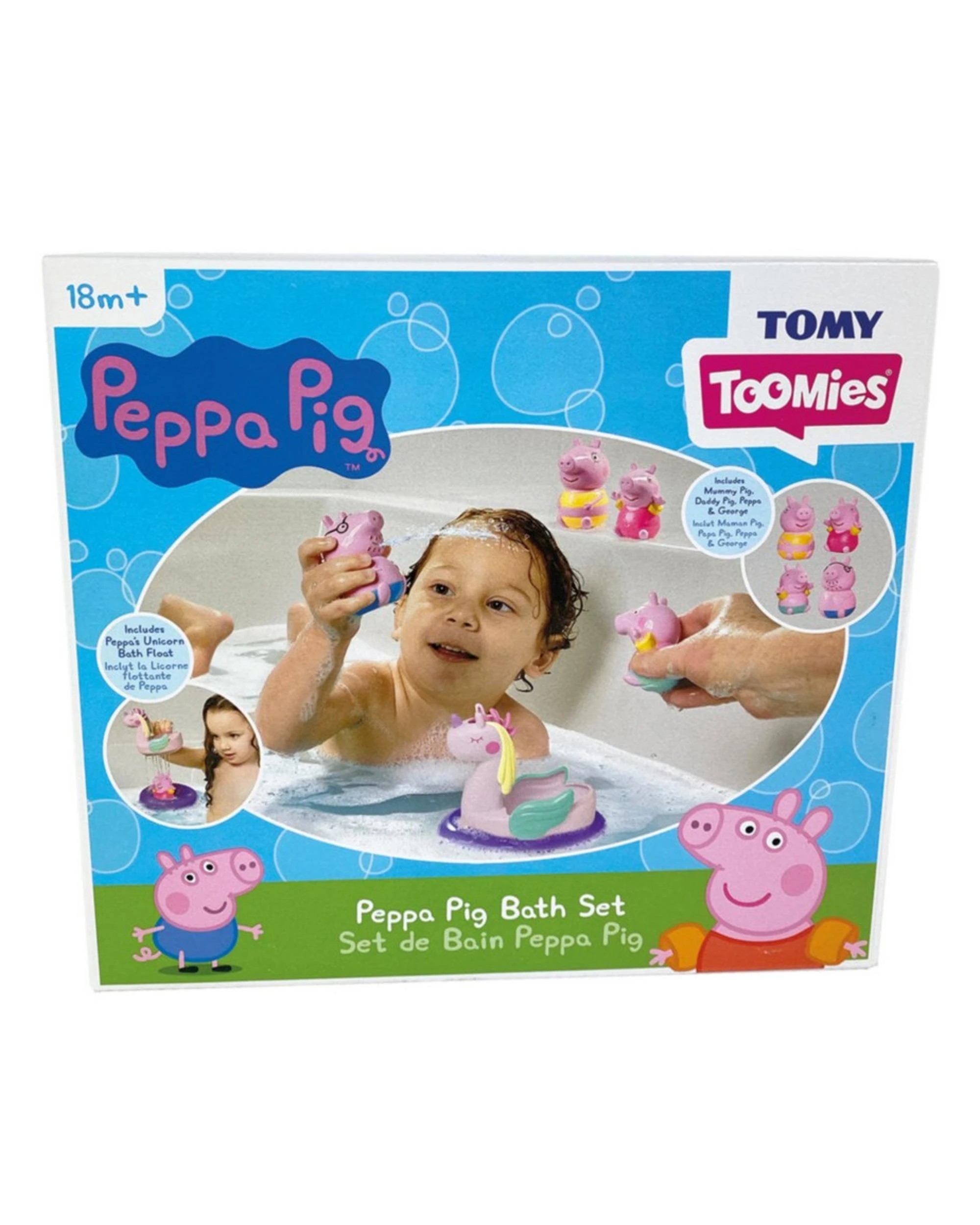 1 TOMY Peppa Pig Bath Set Bundle Pack, 1 of 8