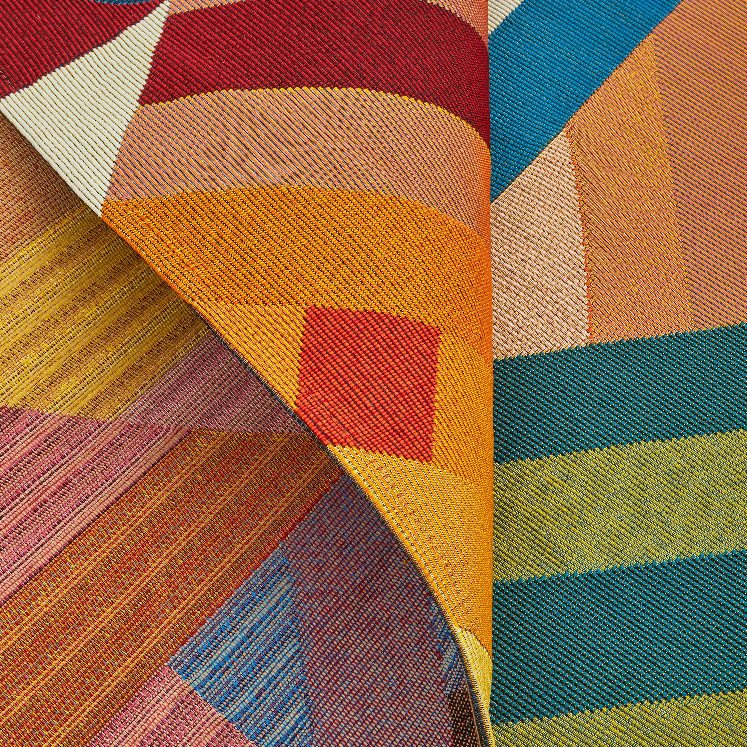 8 Common Ground Rugs Horizon Geo 400x80cm - Large Outdoor Rug - Multi, 8 of 8
