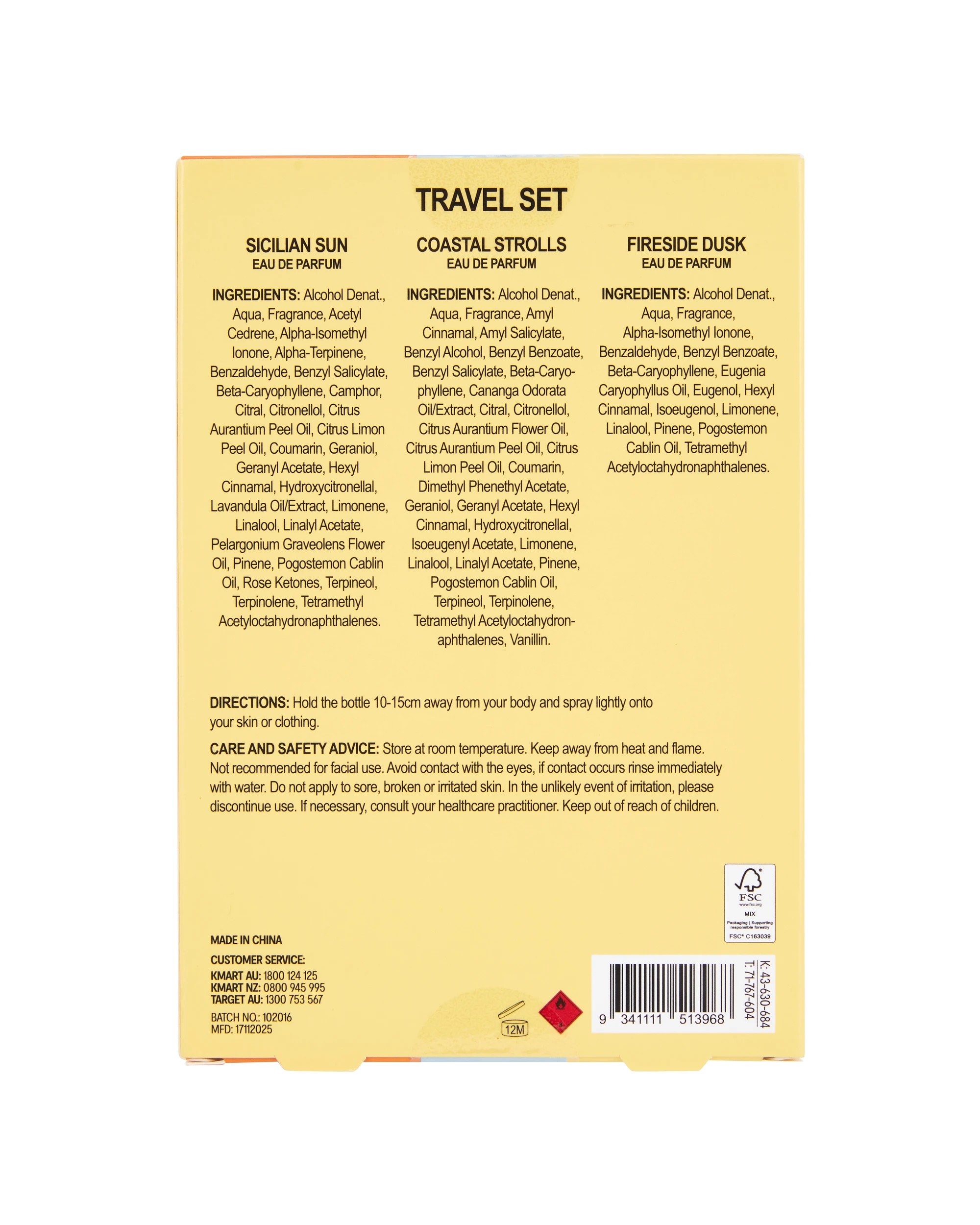 6 OXX Fragrance 3 Piece Eau De Parfum Travel Set, 6 of 6