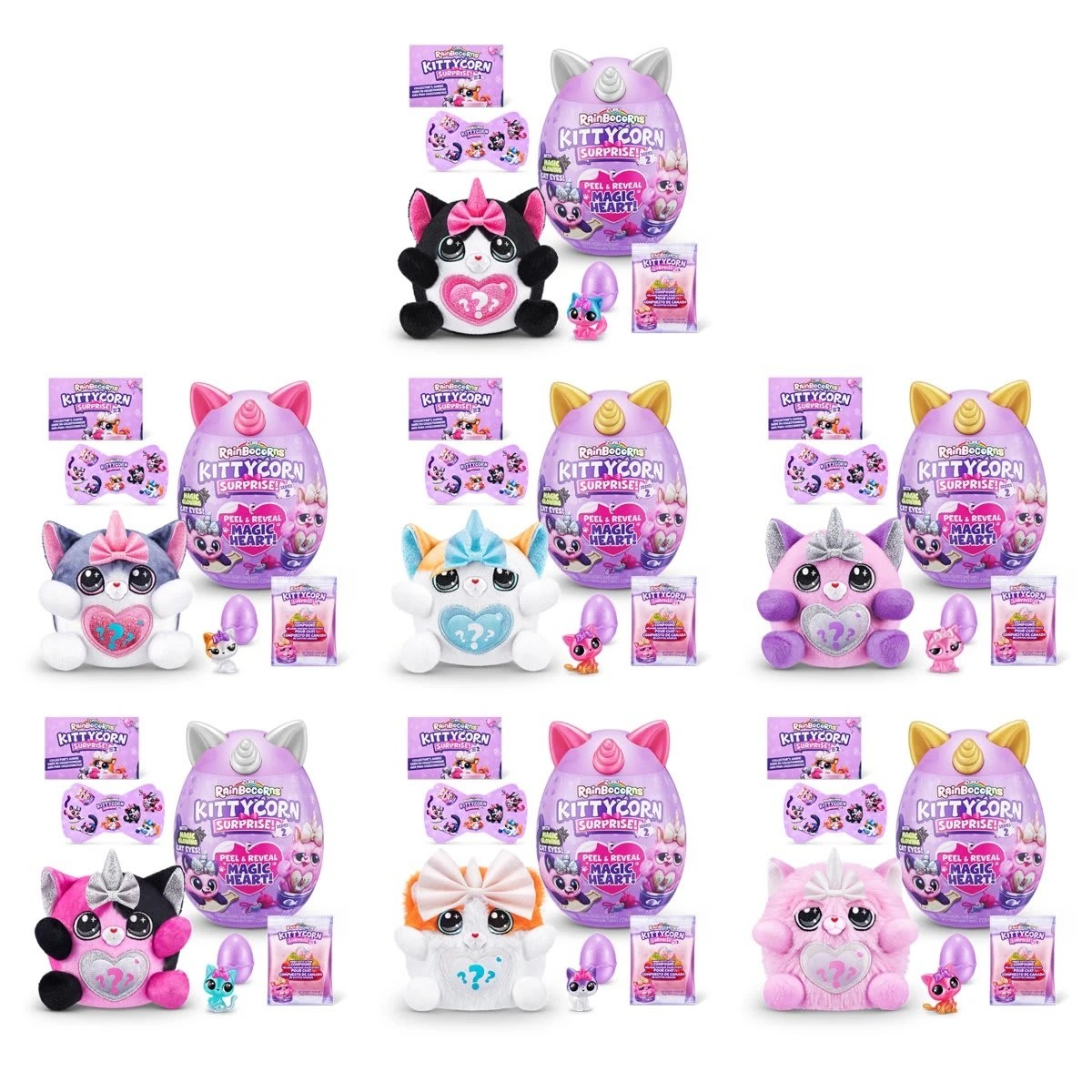 2 Zuru Rainbocorns Kittycorn Surprise! Series 2 Toy - Assorted, 2 of 10