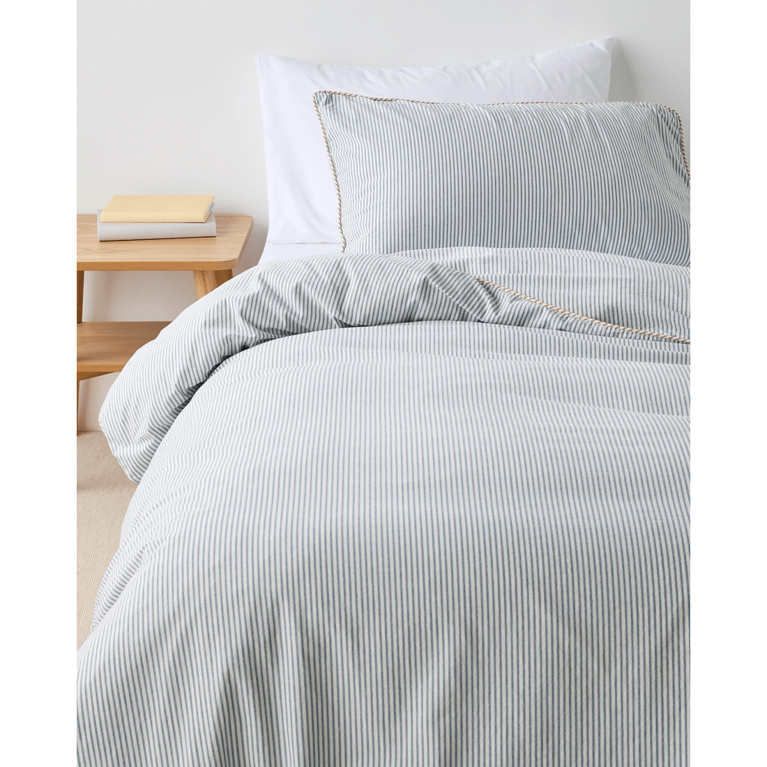 1 Target Finn Coastal Stripe Cotton Quilt Cover Set
 - Single Bed
 - Blue, 1 of 6