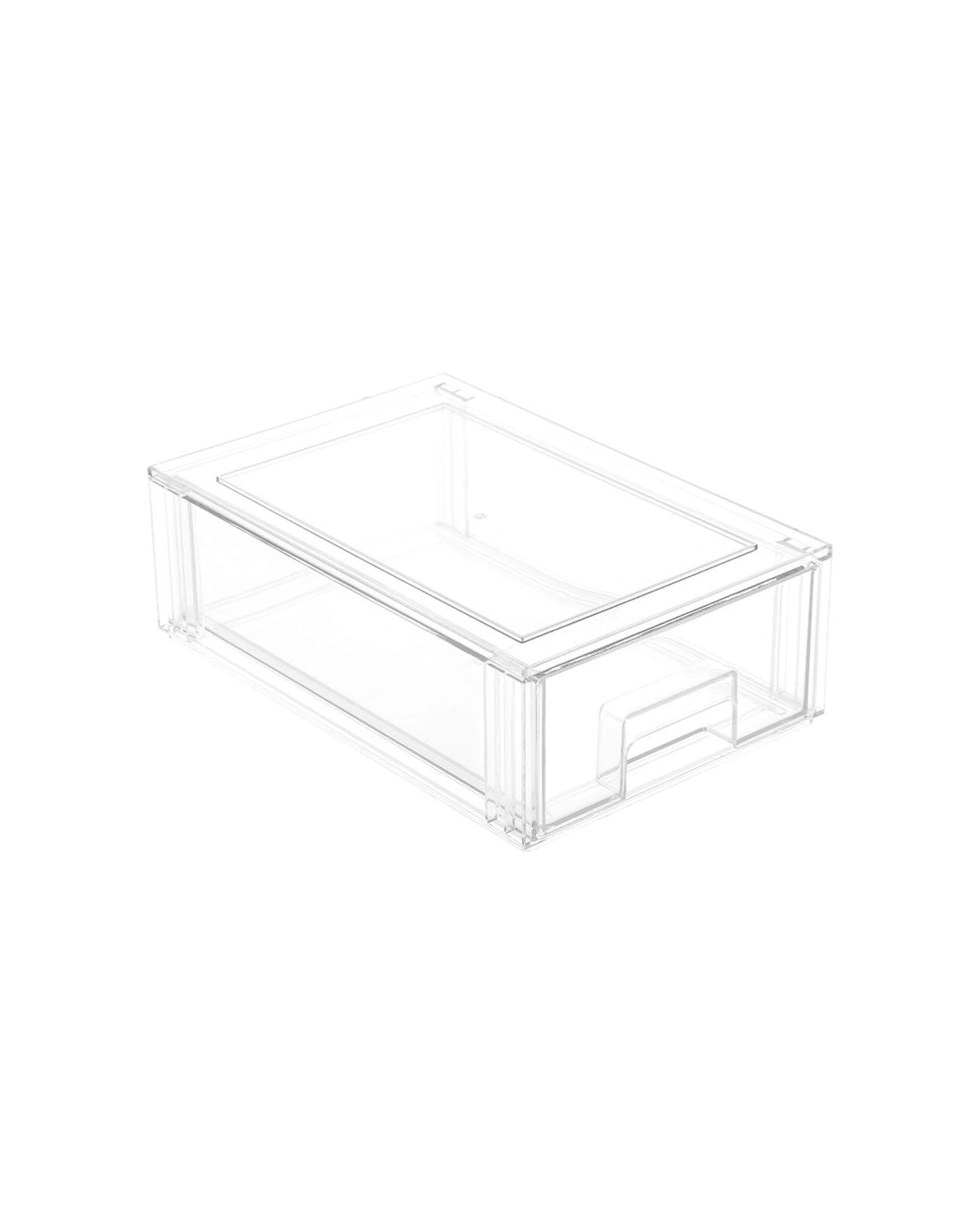 4 Boxsweden Crystal Stackable Organiser Drawer 32 X 21 X 10.5cm
 - Clear, 4 of 5