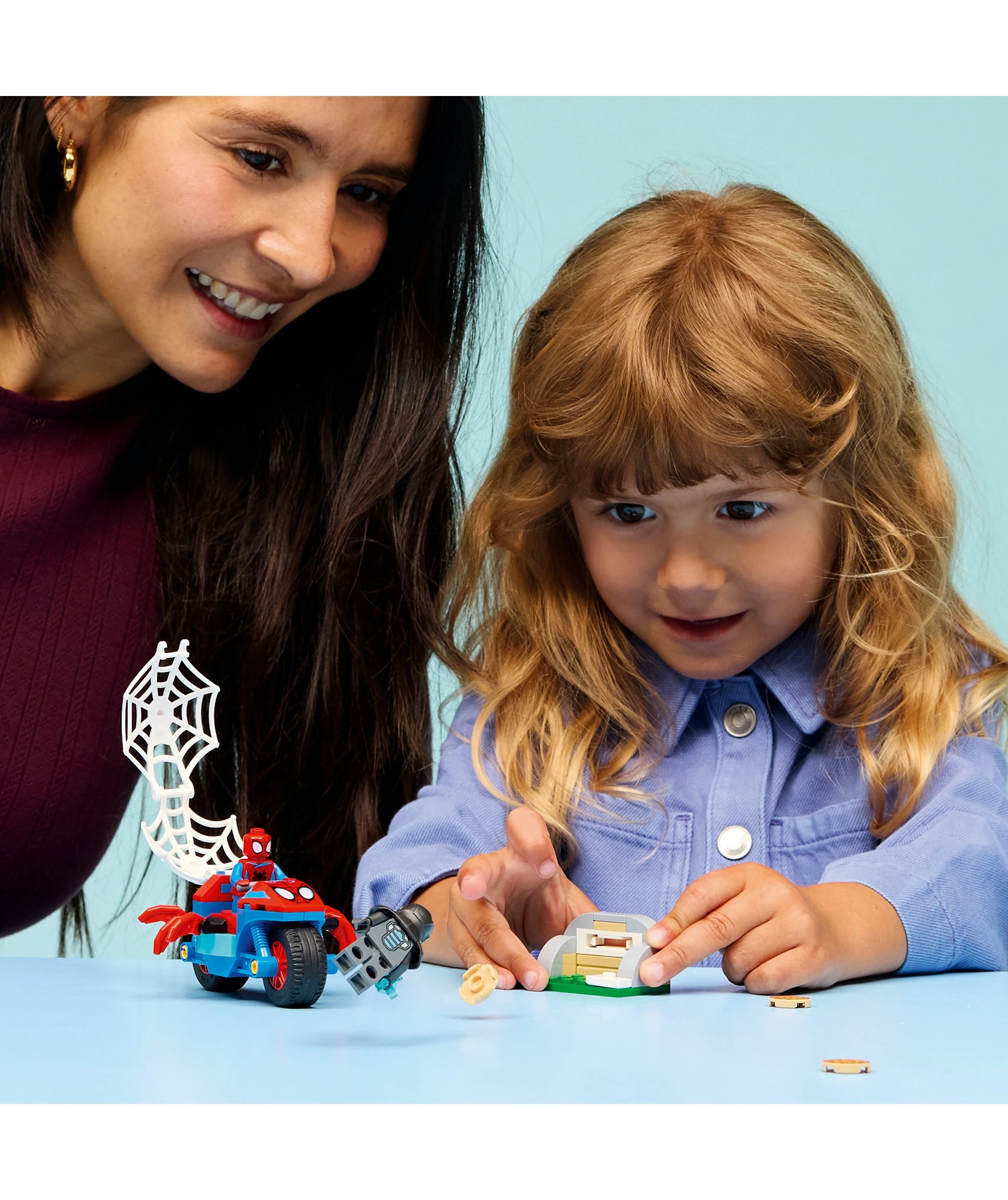 8 LEGO Spidey on his Motorcycle vs. Rhino 11206, 8 of 10