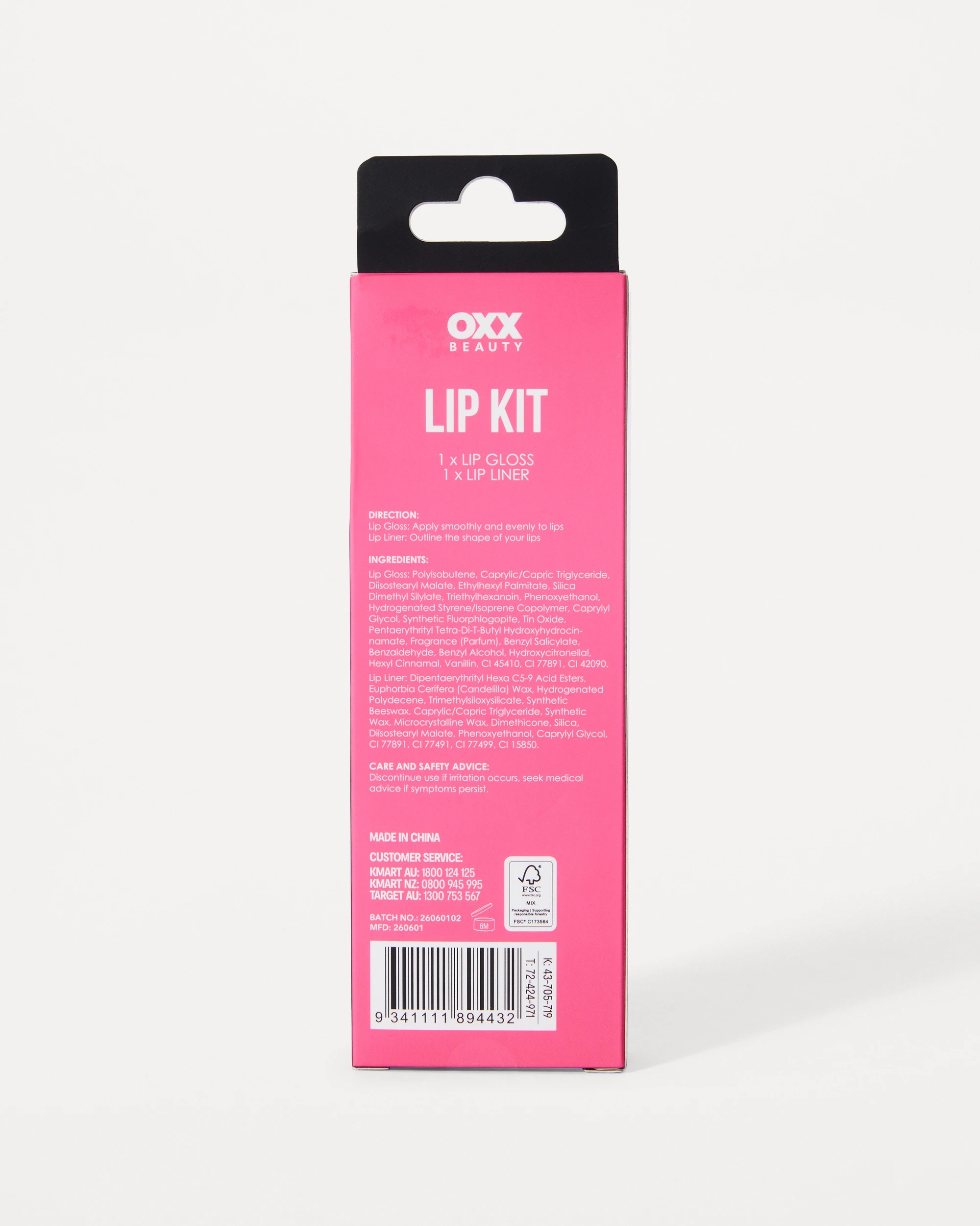 6 OXX Beauty Lip Kit - Candy Pink, 6 of 6