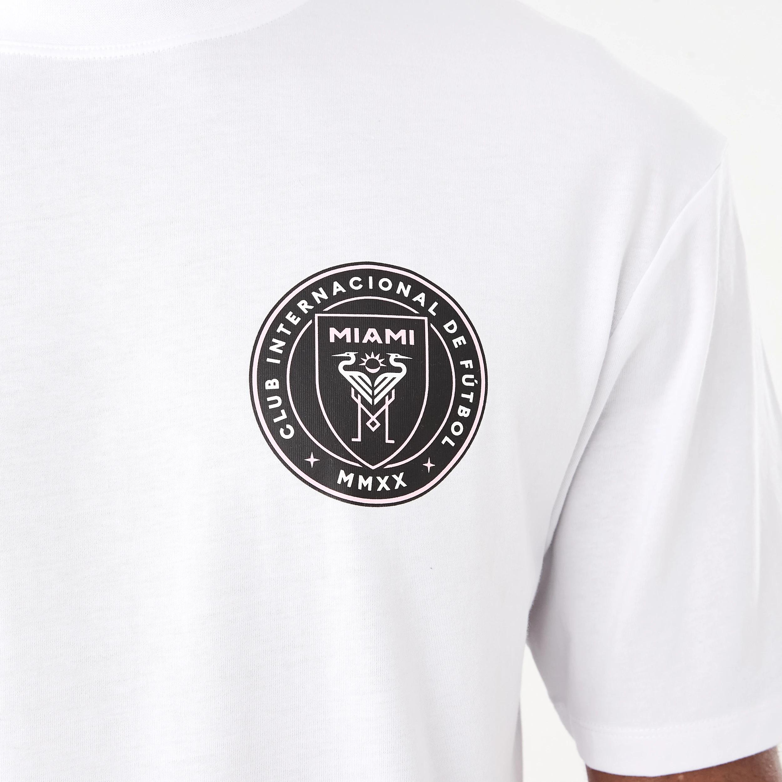 5 Official Inter Miami Adult T-shirt INTER MIAMI WHITE, 5 of 6