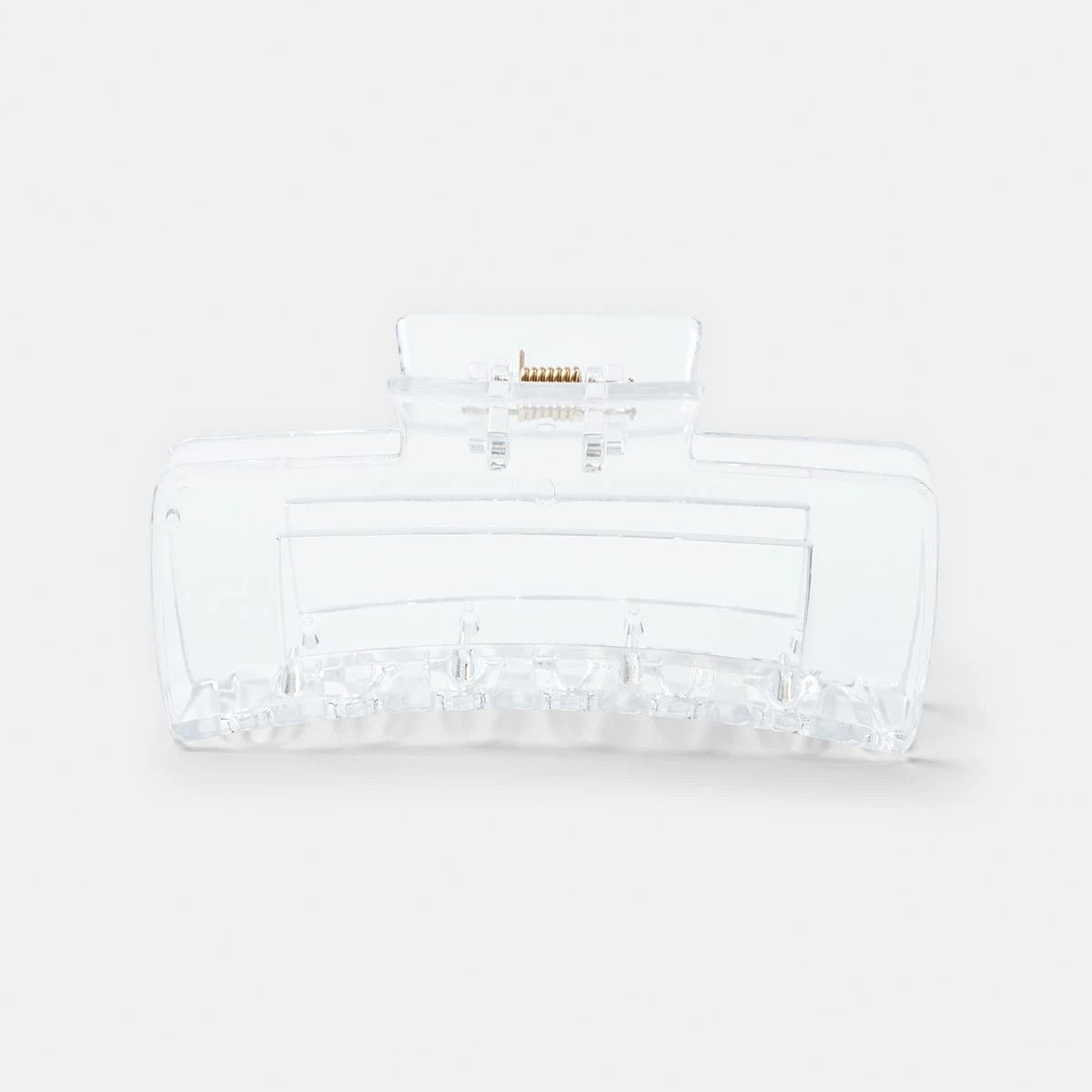 1 Clear Rectangle Claw Hair Clip, 1 of 4